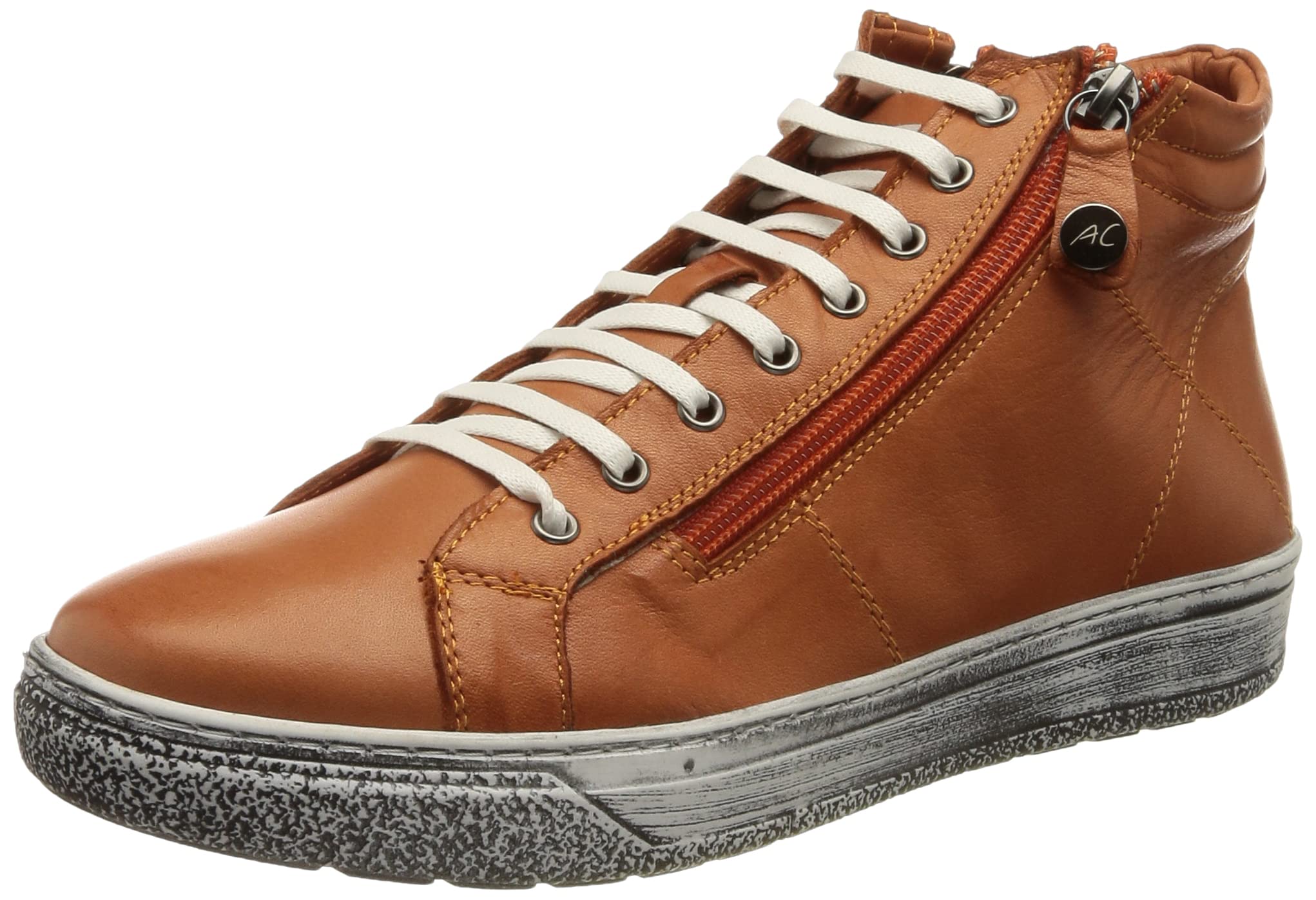 Andrea Conti Women's Trainers Sneaker, Rust, 4 UK
