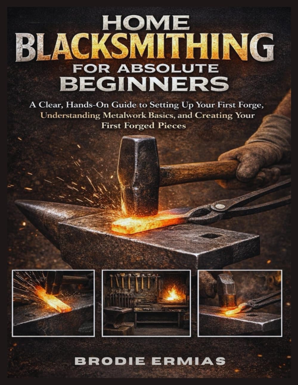 HOME BLACKSMITHING FOR ABSOLUTE BEGINNERS: A Clear, Hands-On Guide to Setting Up Your First Forge, Understanding Metalwork Basics, and Creating Your First Forged Pieces