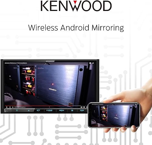 Miniatura 7 de KENWOOD DMX9708S 6.95-Inch Capacitive Touch Screen, Car Stereo, Wired and Wireless CarPlay and Android Auto, Bluetooth, AM/FM Radio, MP3 Player, USB