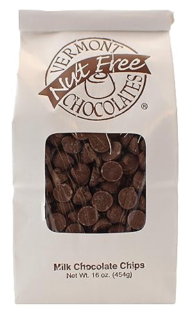 Amazon Com Vermont Nut Free Chocolates Baking Chips Milk Chocolate 16 Oz 2 Bags Grocery Gourmet Food