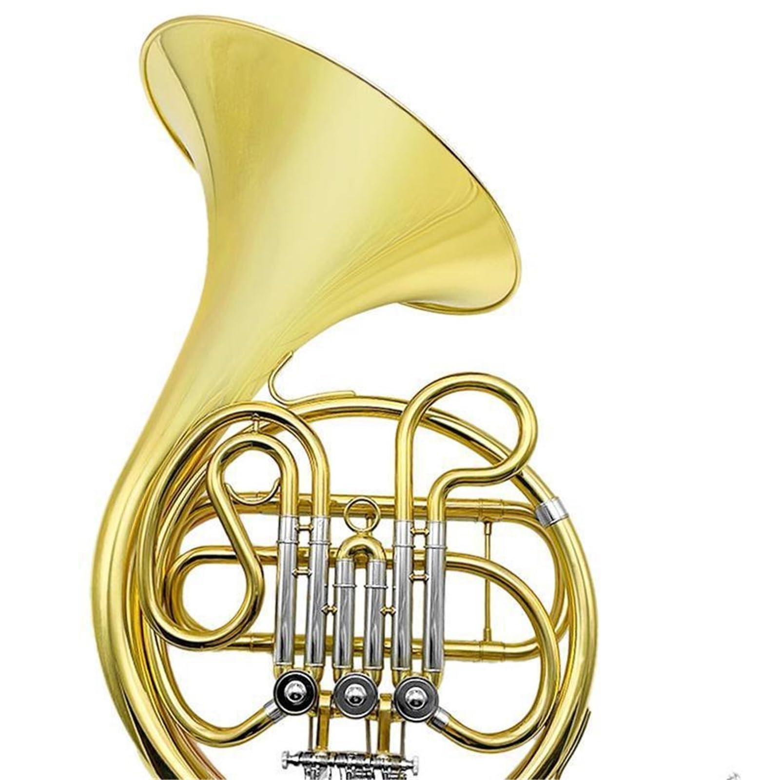 Trompa Profesional Francesa Amante De La Música Profesional Trompa Francesa Si Bemol Instrumento De Viento Metal De Una Sola De Tres Teclas