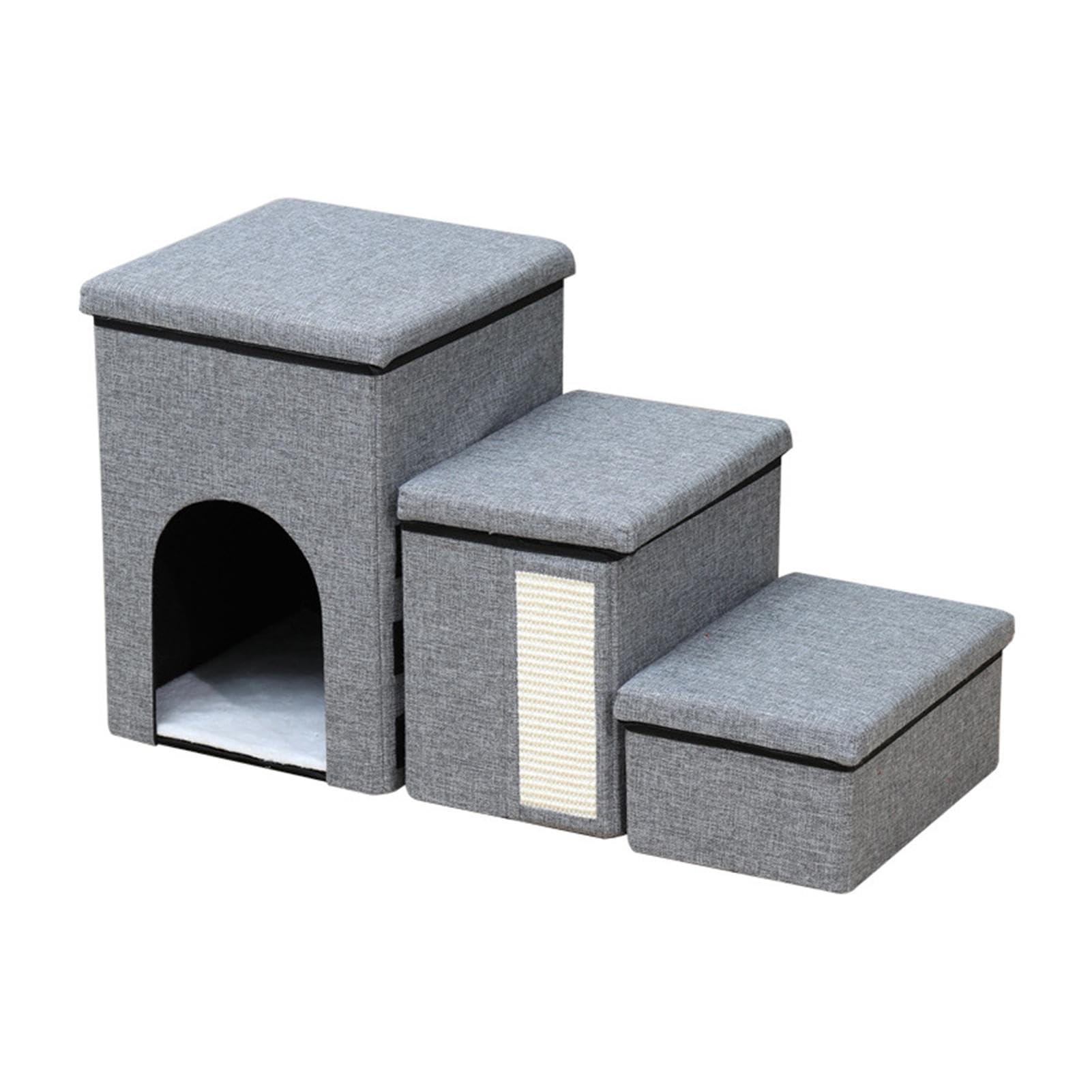 per animali domestici – Rampa portatile per cani a 3 gradini | Scale per