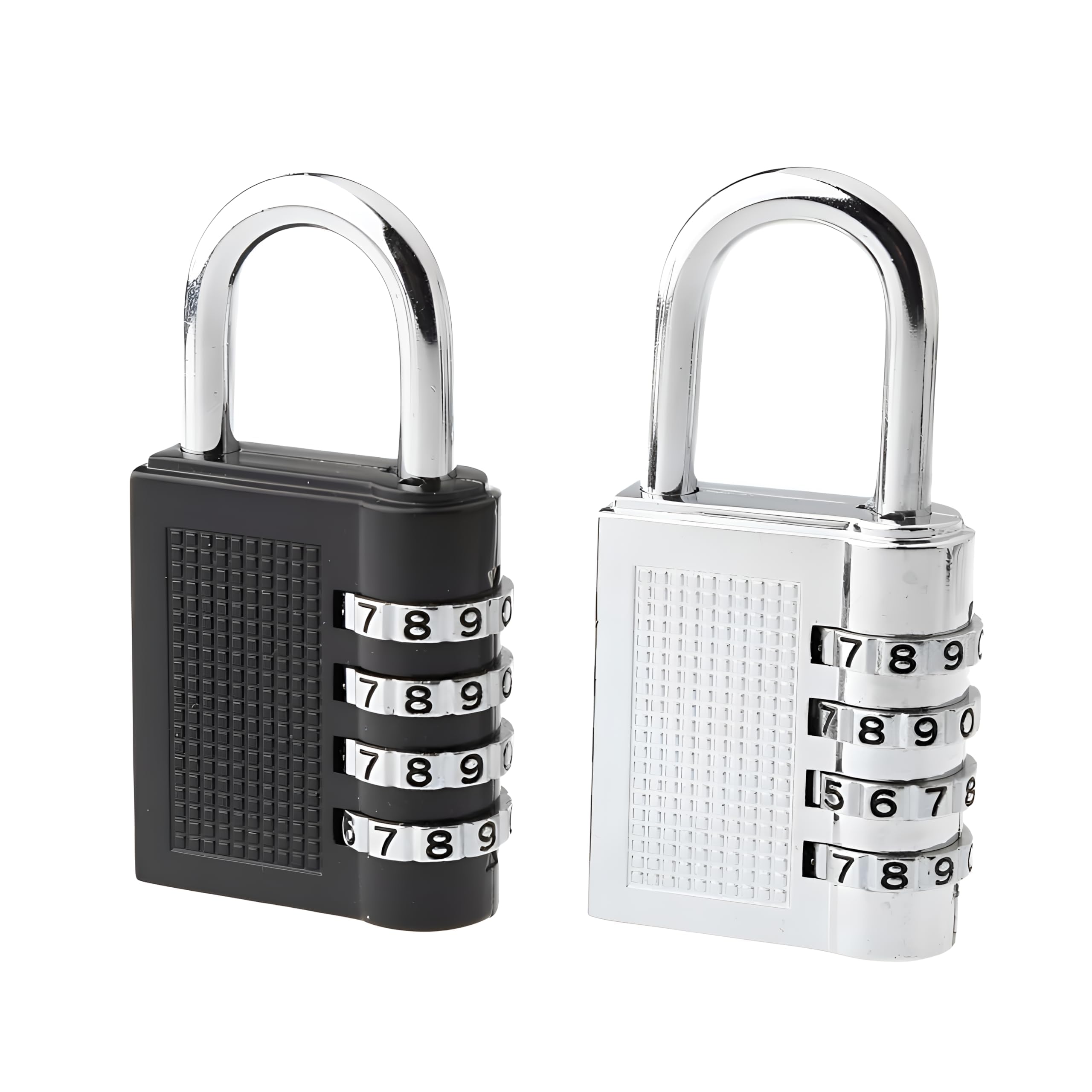 Oblivion Number Lock Set of 2 – Multicolour 4-Digit Number Combination Anti-Theft Metal Lock for Travel Bag, Luggage, Door, Tool Box, Resettable PIN Number Padlock (Initial Password 0-0-0-0)-image-17