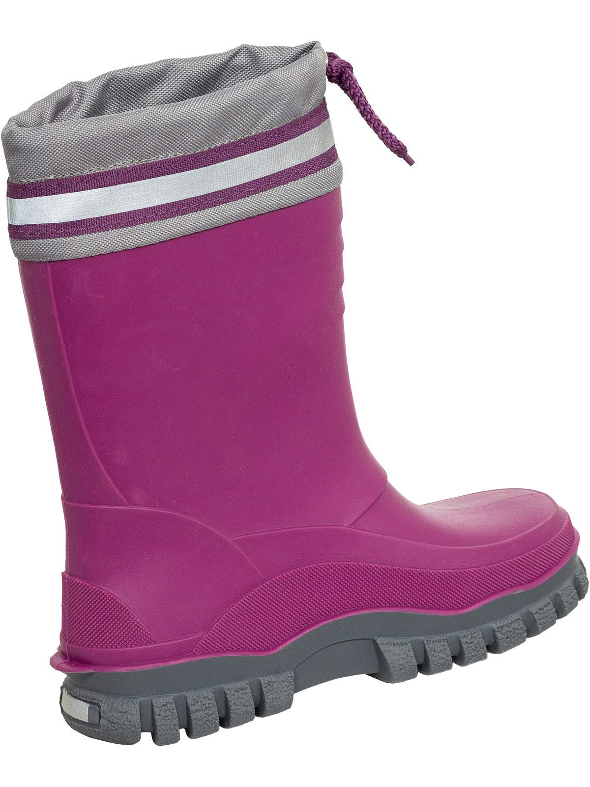 Bockstiegel Kinder Gummistiefel Arktis mit Warmfutter, Farbe:lila, Größe:28-29