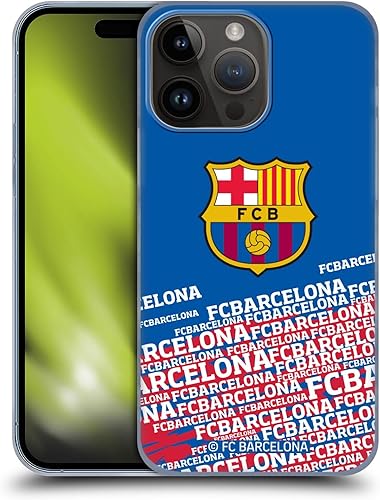 Miniatura 8 de Head Case Designs Funda rígida con licencia oficial del FC Barcelona Halftone Crest compatible con Apple iPhone 15 Pro Max