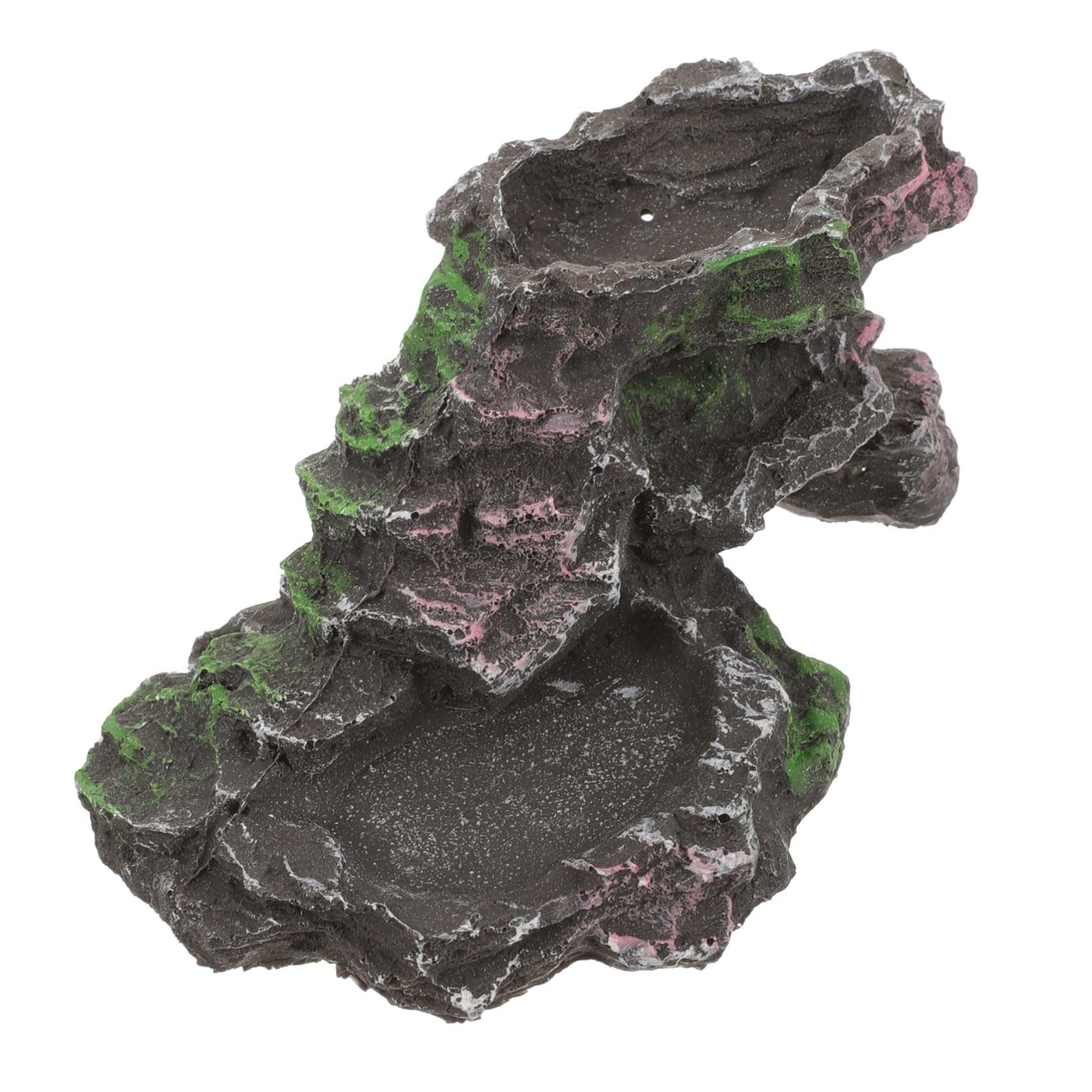 CIYODO Luxurious Resin Model Basking Platform for Reptile Habitats Sunbathing Play