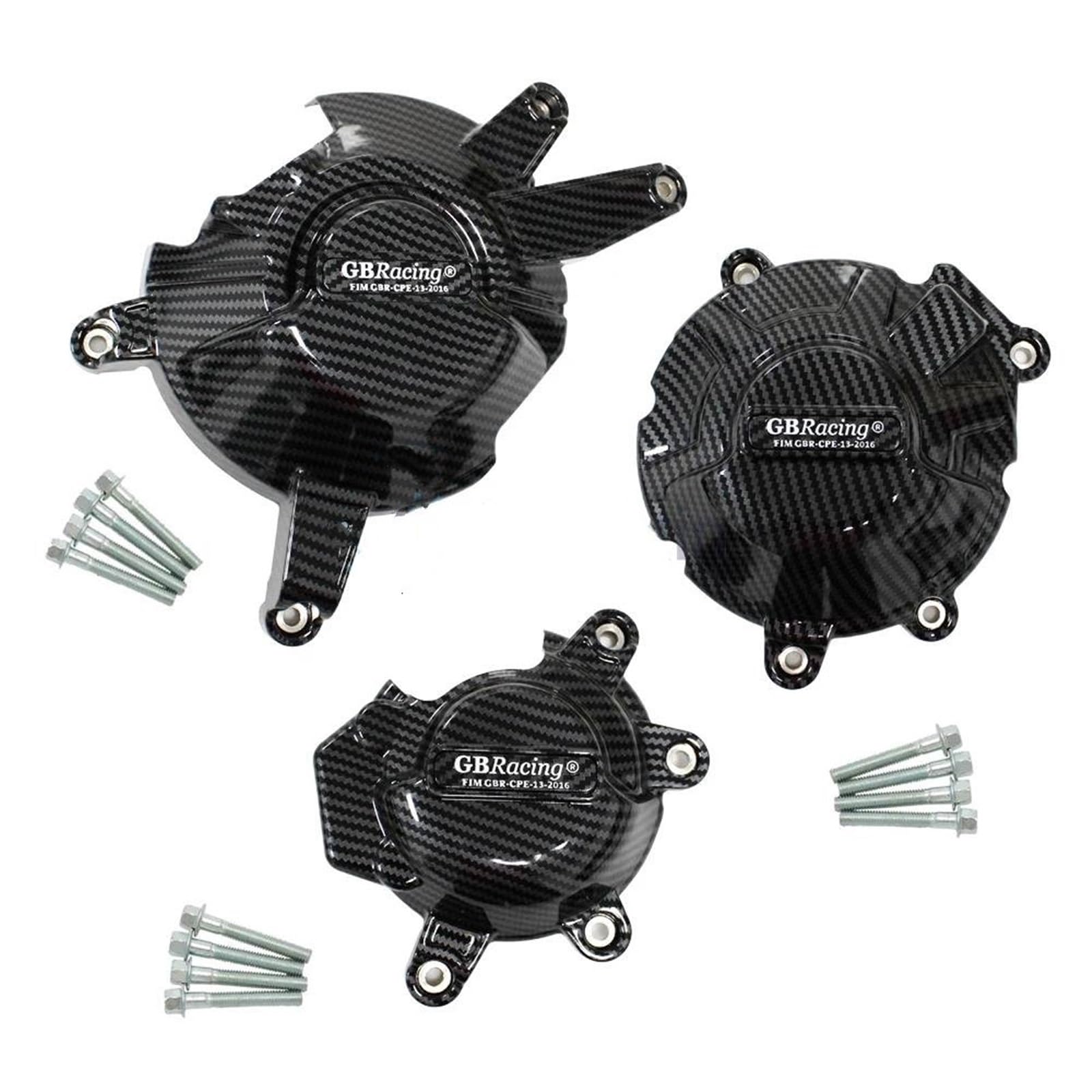 Motorräder kupplungsdeckel Für Honda CBR650R CB650R 2021-2023 Motorrad Motor Kurbelgehäuse Seite Abdeckung Schutz Gerät Zubehör Kurbelgehäuse Motordeckel (Color : Carbon Fiber Texture)