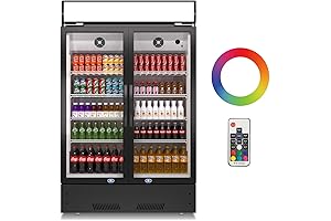 Merchandiser Refrigerator: Retro Full-Size for Nostalgic Display