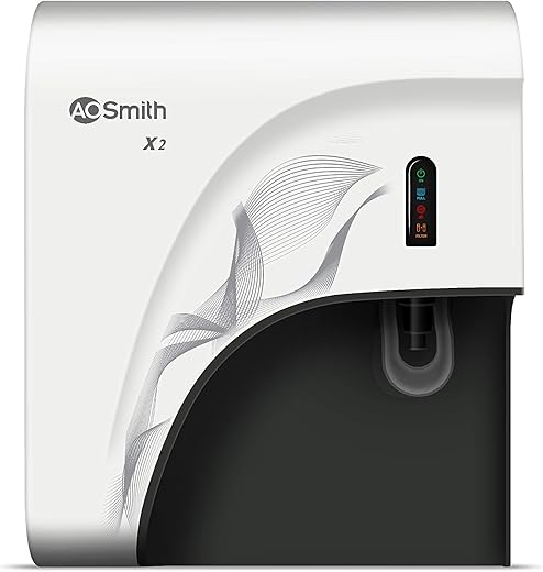 AO Smith X2 UV UltraViolet + UF (Ultra Fine) Black Water Purifier | Suitable for Municipal Water, TDS below 200 (Not Suitable for Borewell or...