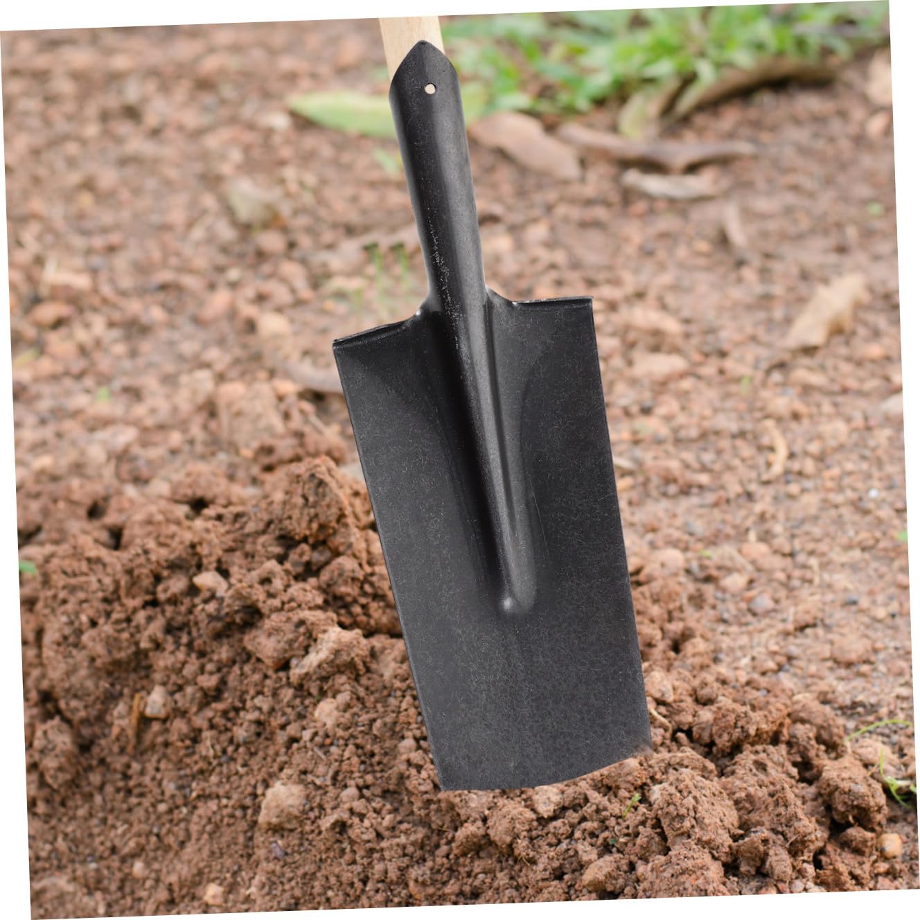 Stielschaufel aus Manganstahl für Gartenbau, Leicht, zum Graben