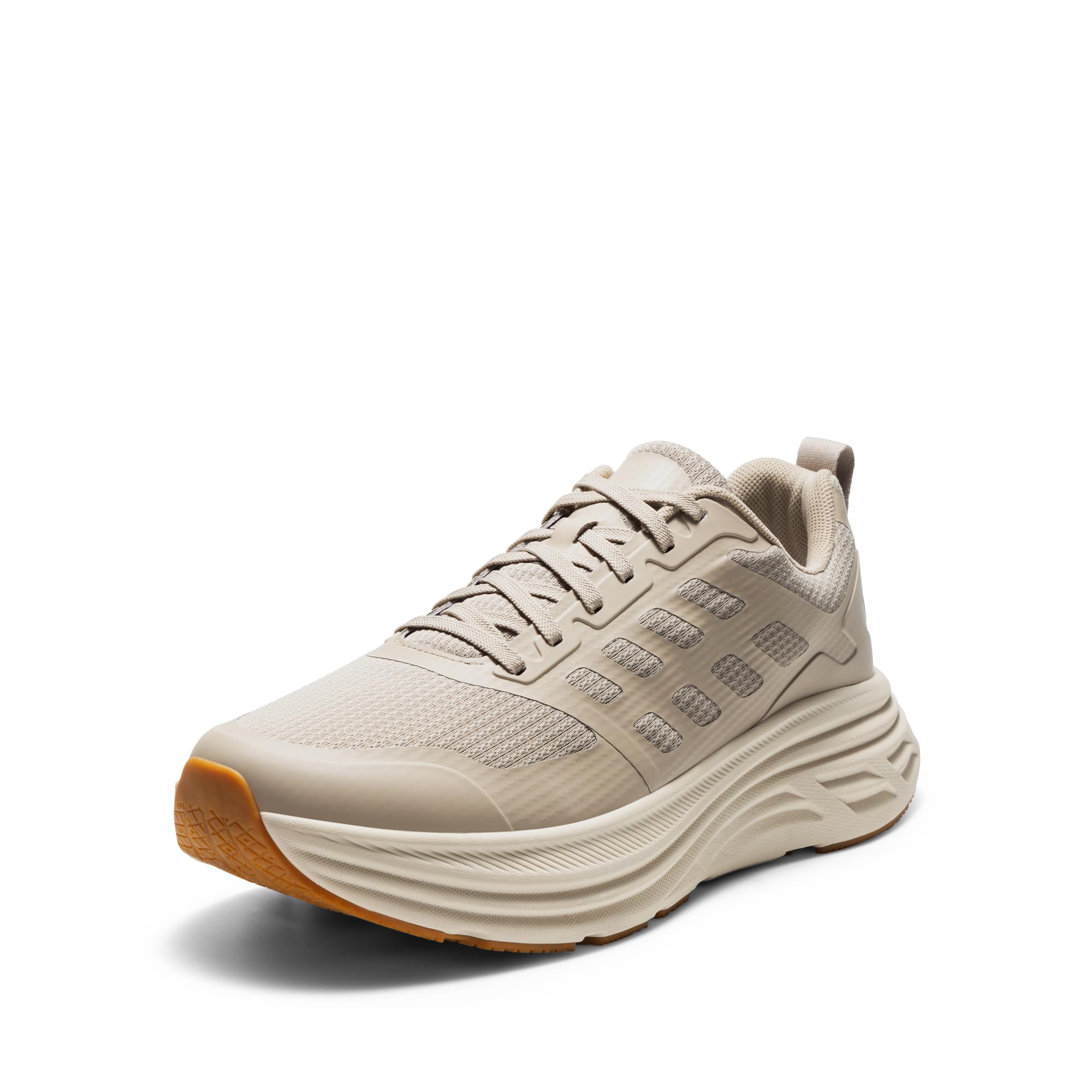 NORTIV 8 Men's Walking Running Tennis Cushioning Shoes ActiveFloat Non Slip Athletic Gym Workout Jogging Comfortable Sneakers 11 Apricot
