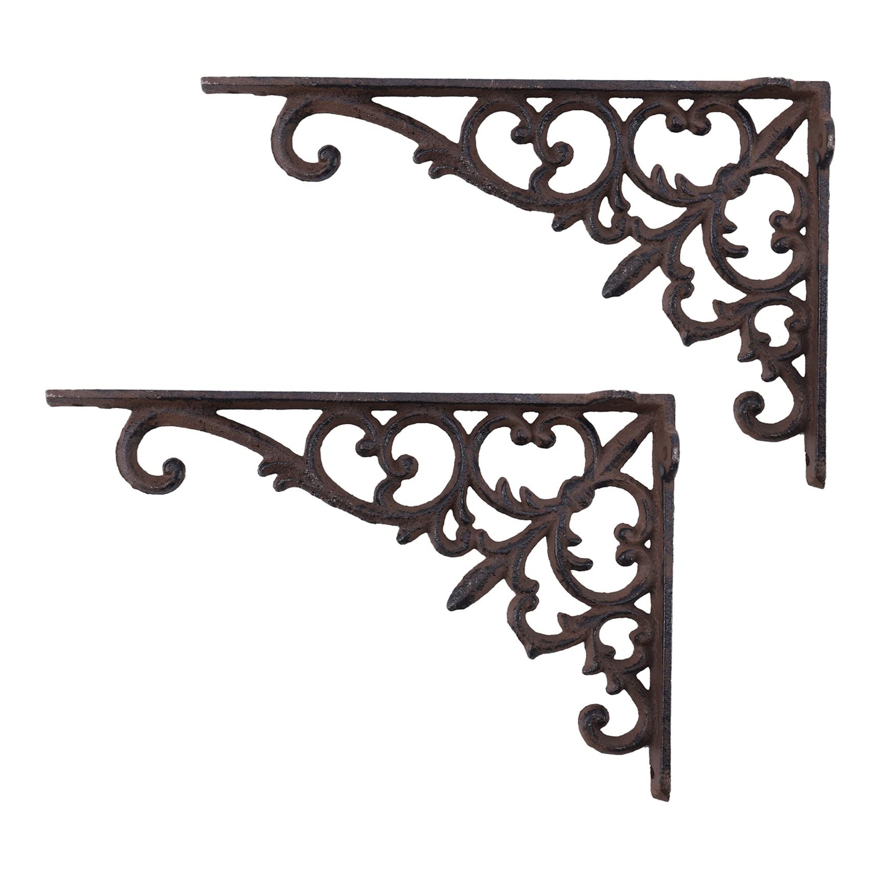 Hndhbfgrt 2X Cast Iron Plant Hanger Flower Basket Hook for Indoor Outdoor Bird Feeder Lantern Pots Wind Chimes