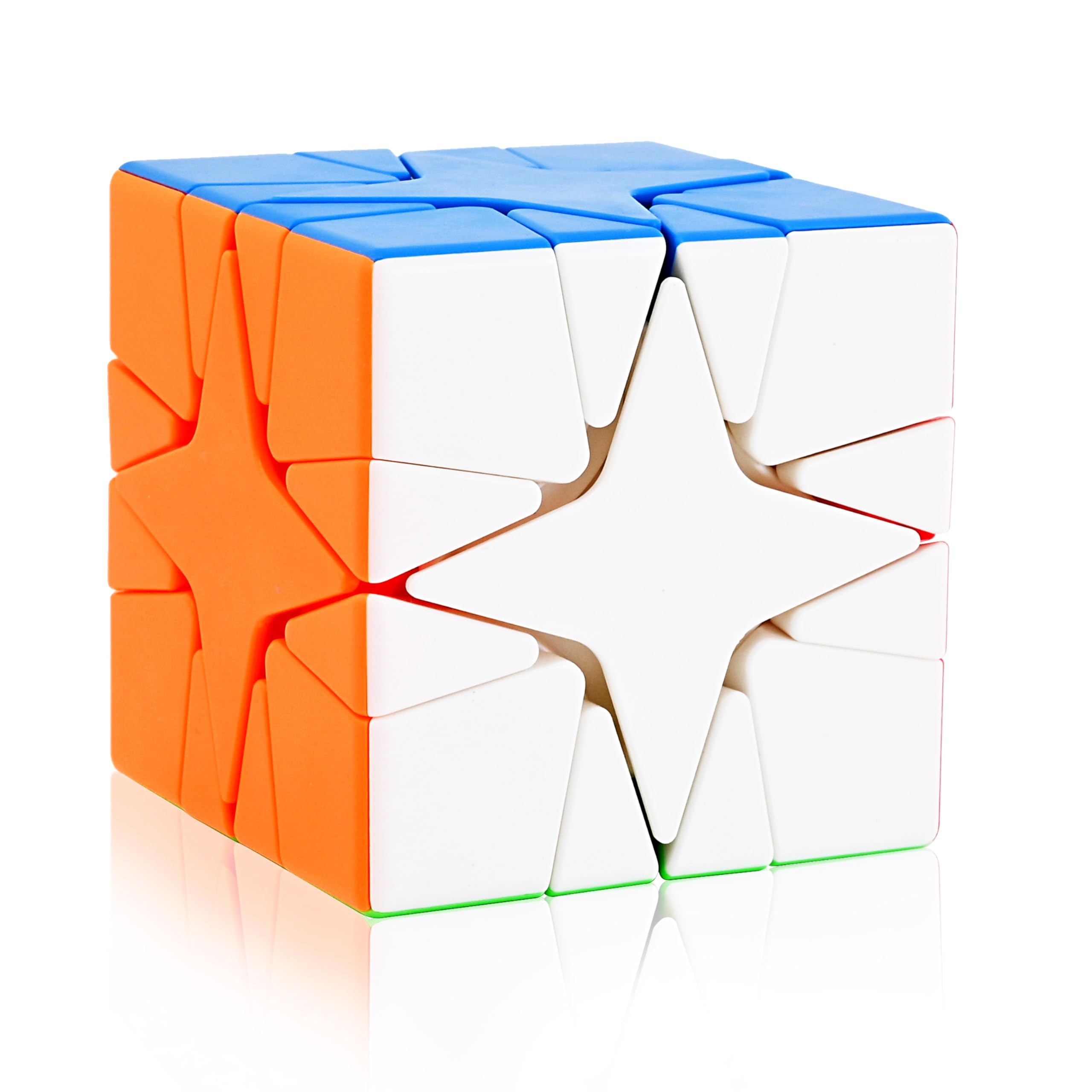 BroMoCube MoYu MeiLong Polaris Speed Cube 3x3 - Stress Relief Toy, Cube for Cubing Classrooms, Magic Puzzle Cube