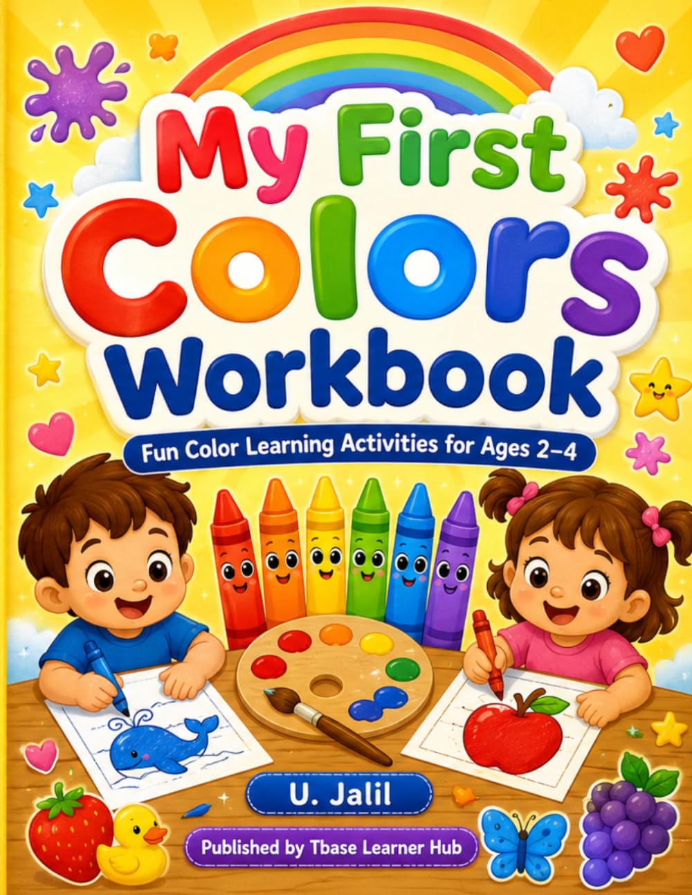 My First Colors Workbook: Trace, Color & Learn 8 Beautiful Colors - Fun Color Recognition Activities for Preschoolers (My First Workbooks)