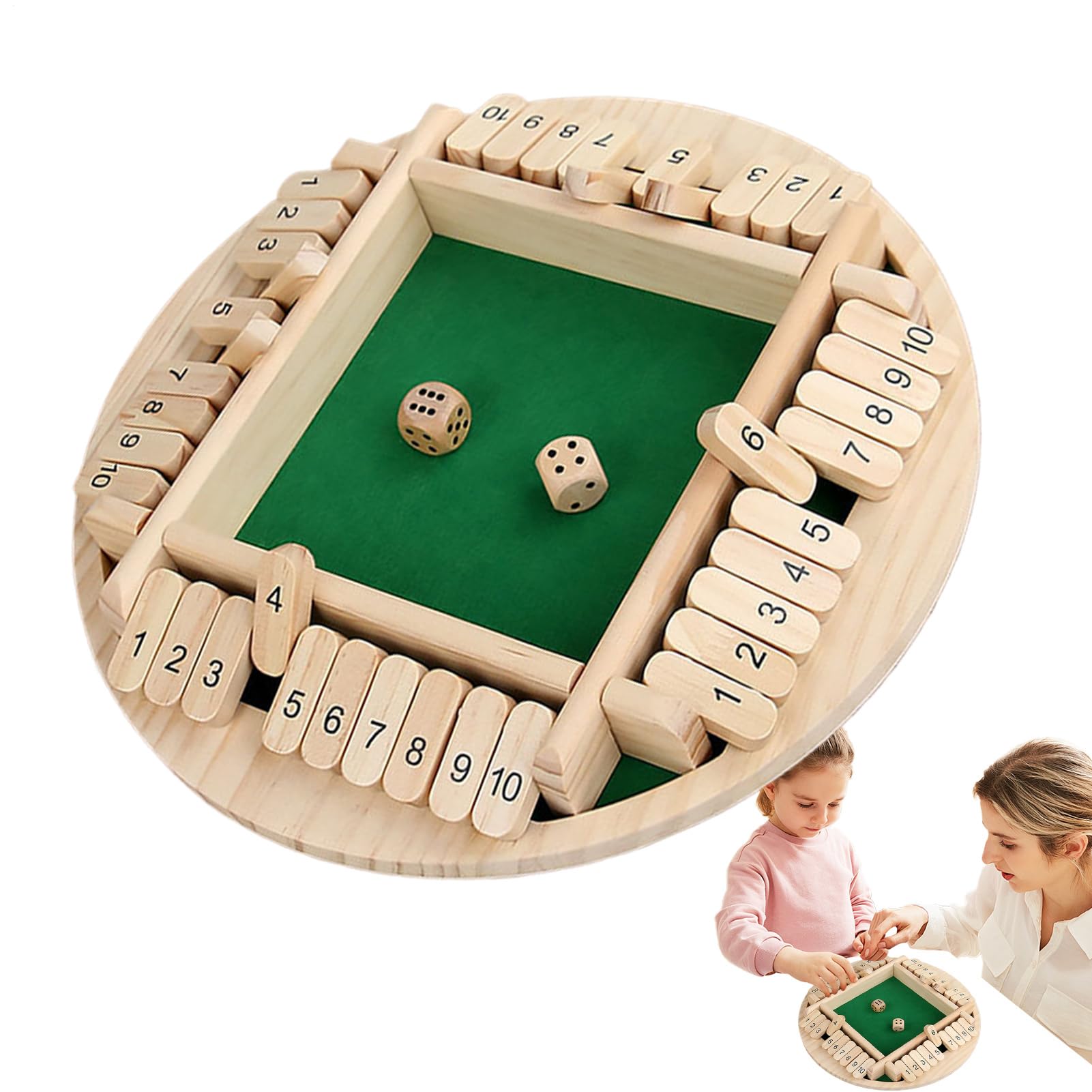 Juego de adición de madera educativo ideal para regalar en cumpleaños 8
