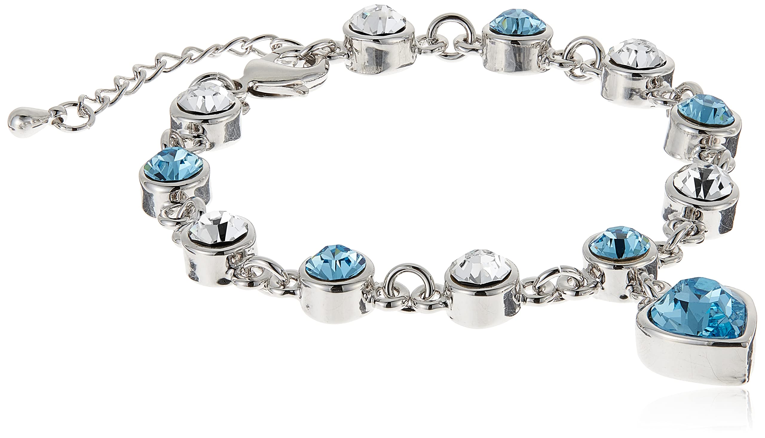 SwarovskiElements 18K White Gold Plated Bracelets Encrusted With Crystals Swr-235