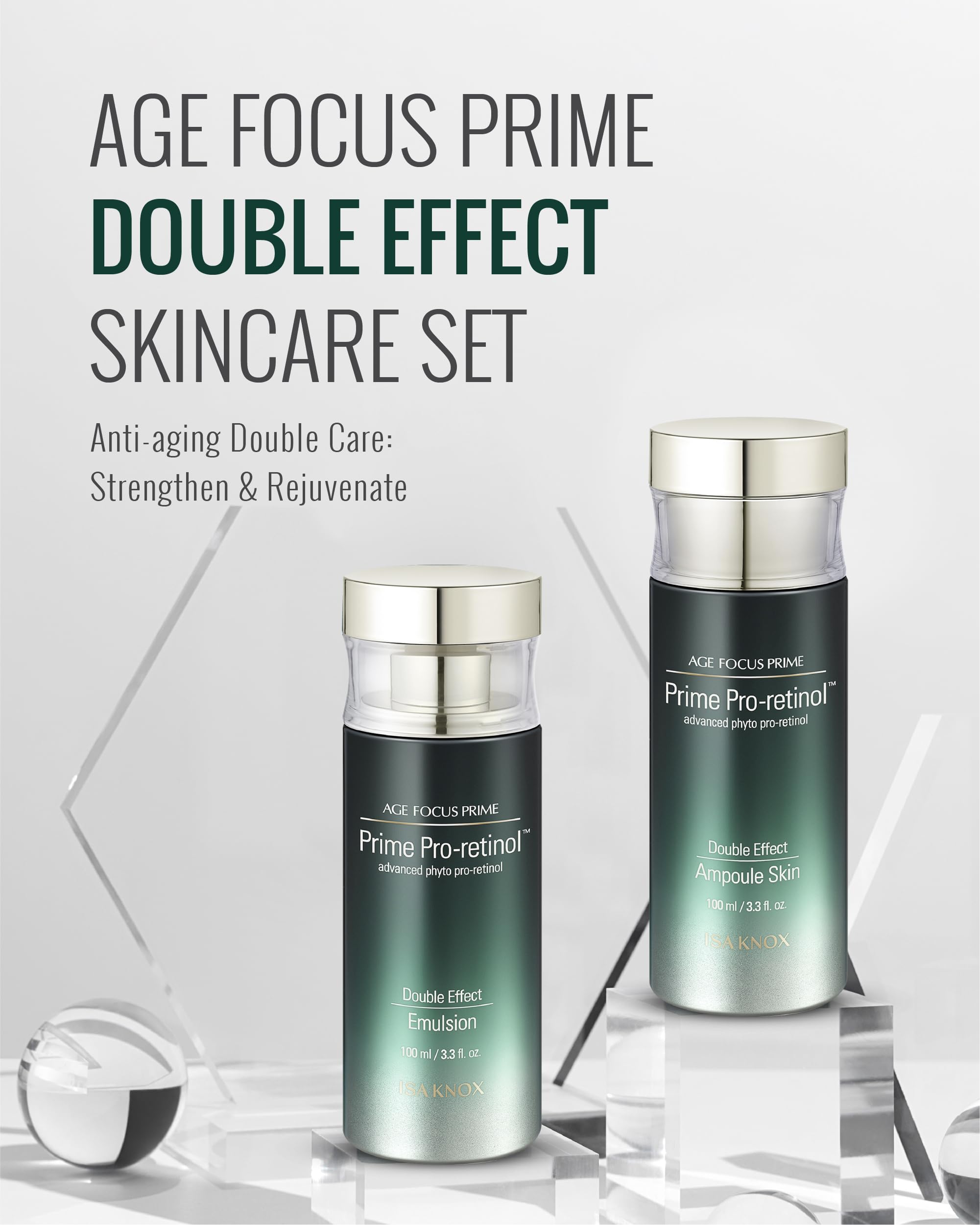 Amazon.com: ISA KNOX Age Focus Prime Double Effect Skincare
