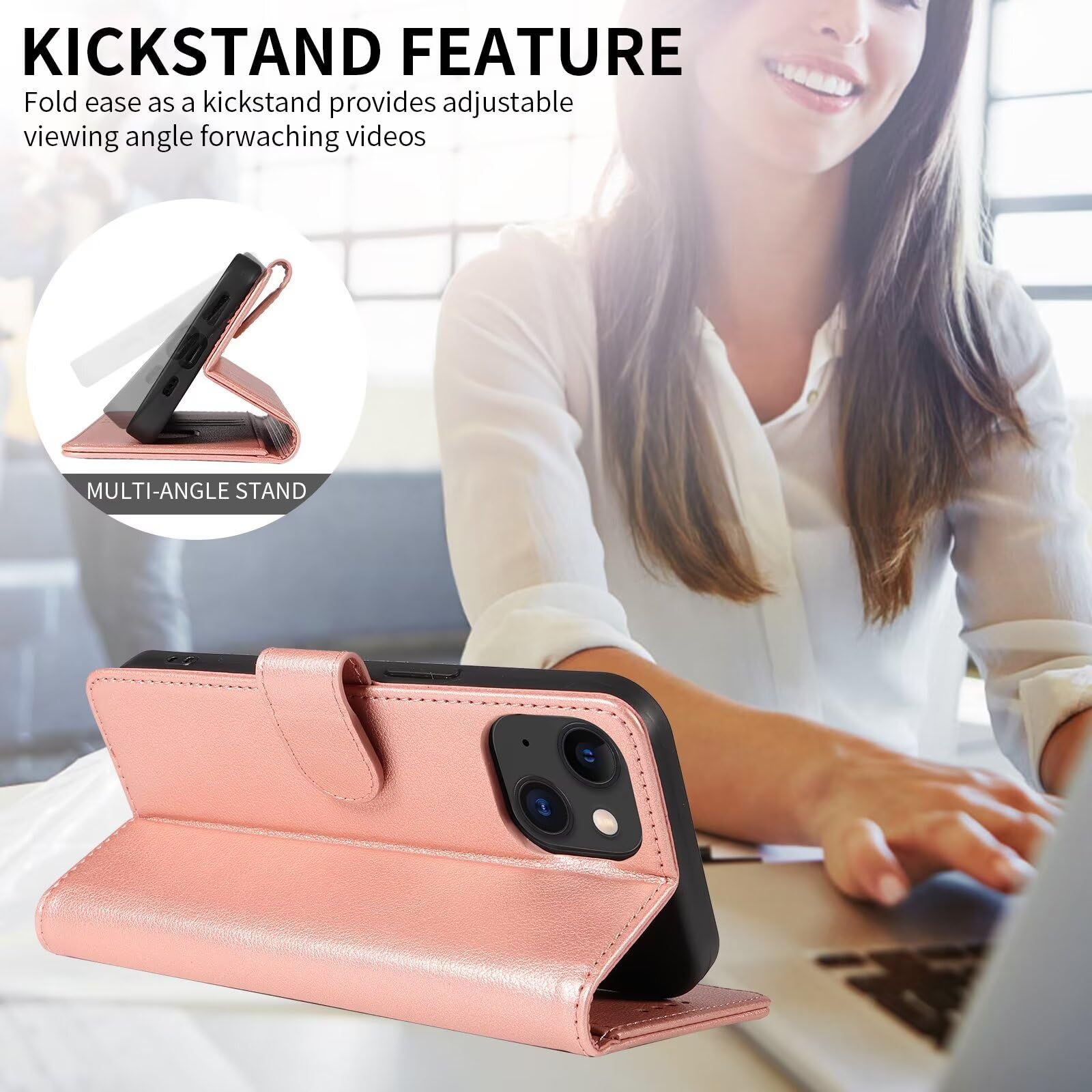 XINYEXIN Cover per Xiaomi Redmi Note 12 5G / Poco X5 5G con Anello Supporto Ruota 360 Gradi, Moda Morbido TPU Silicone Case Antiurto Custodia per Redmi Note 12 5G / Poco