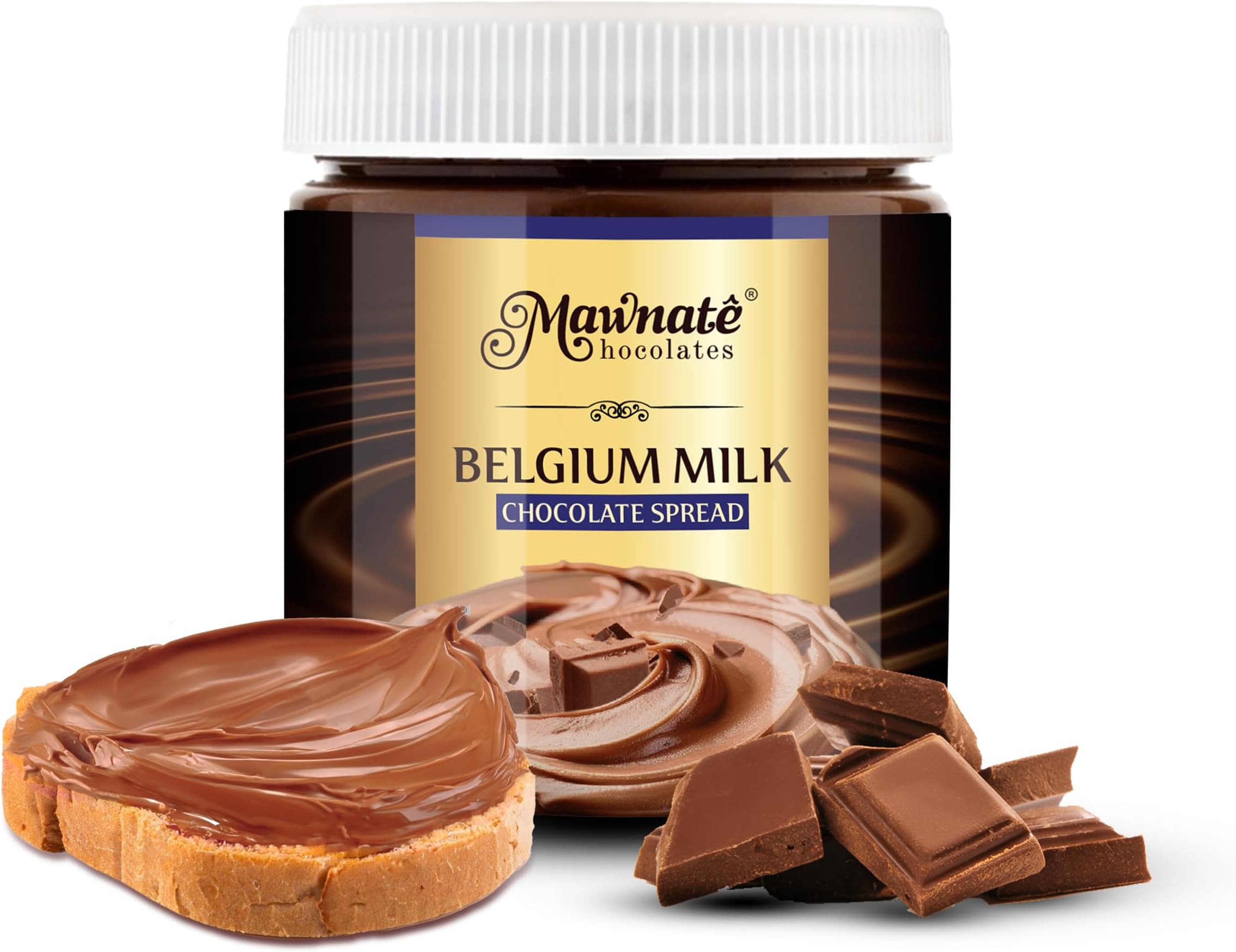 MAWNATE CHOCOLATES Milk Chocolate Spread for Cake, Bread, Milkshake (300 Gr)