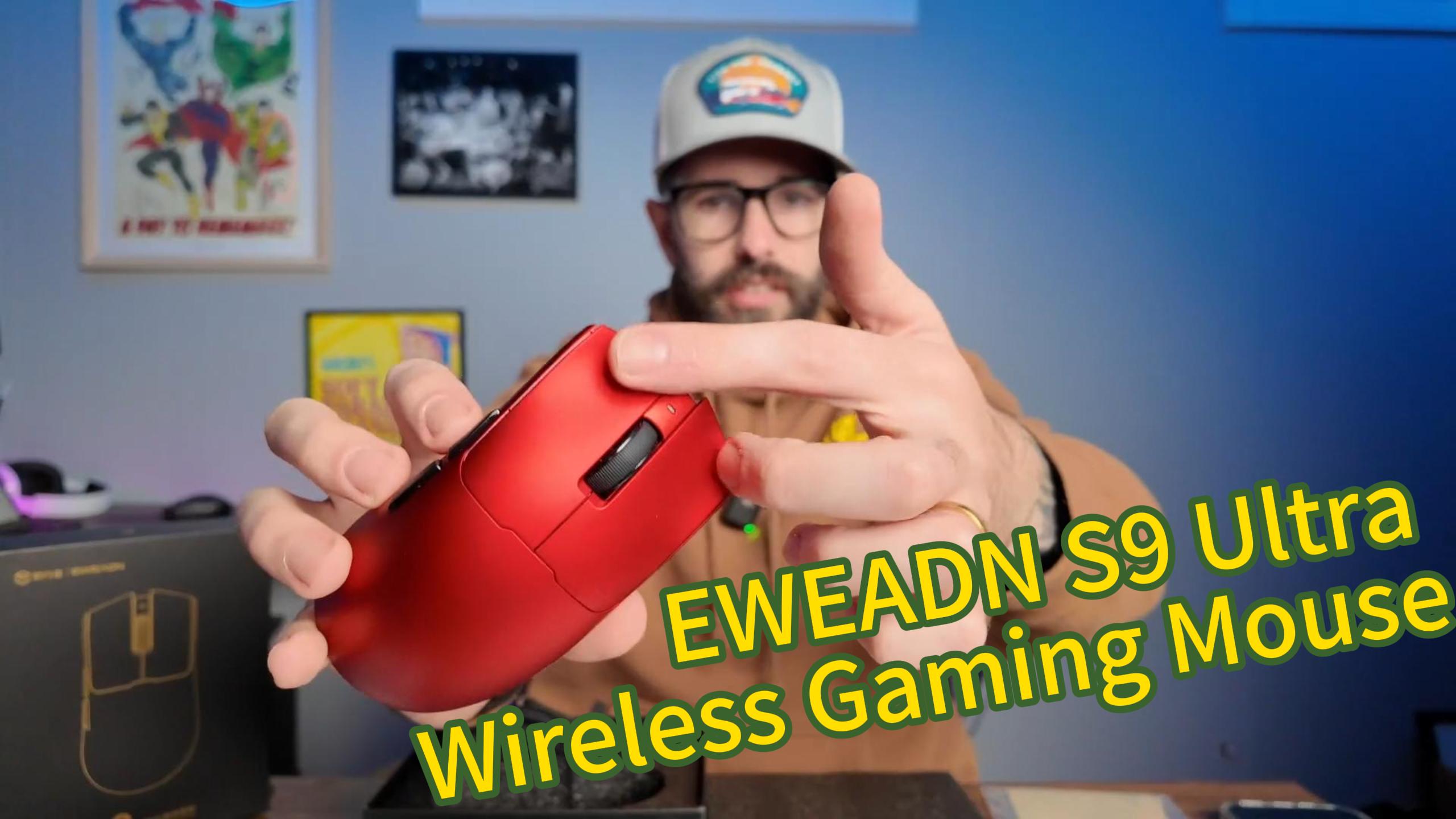 Amazon.com: EWEADN S9 Max Wireless Gaming Mouse, 59G Ergonomic