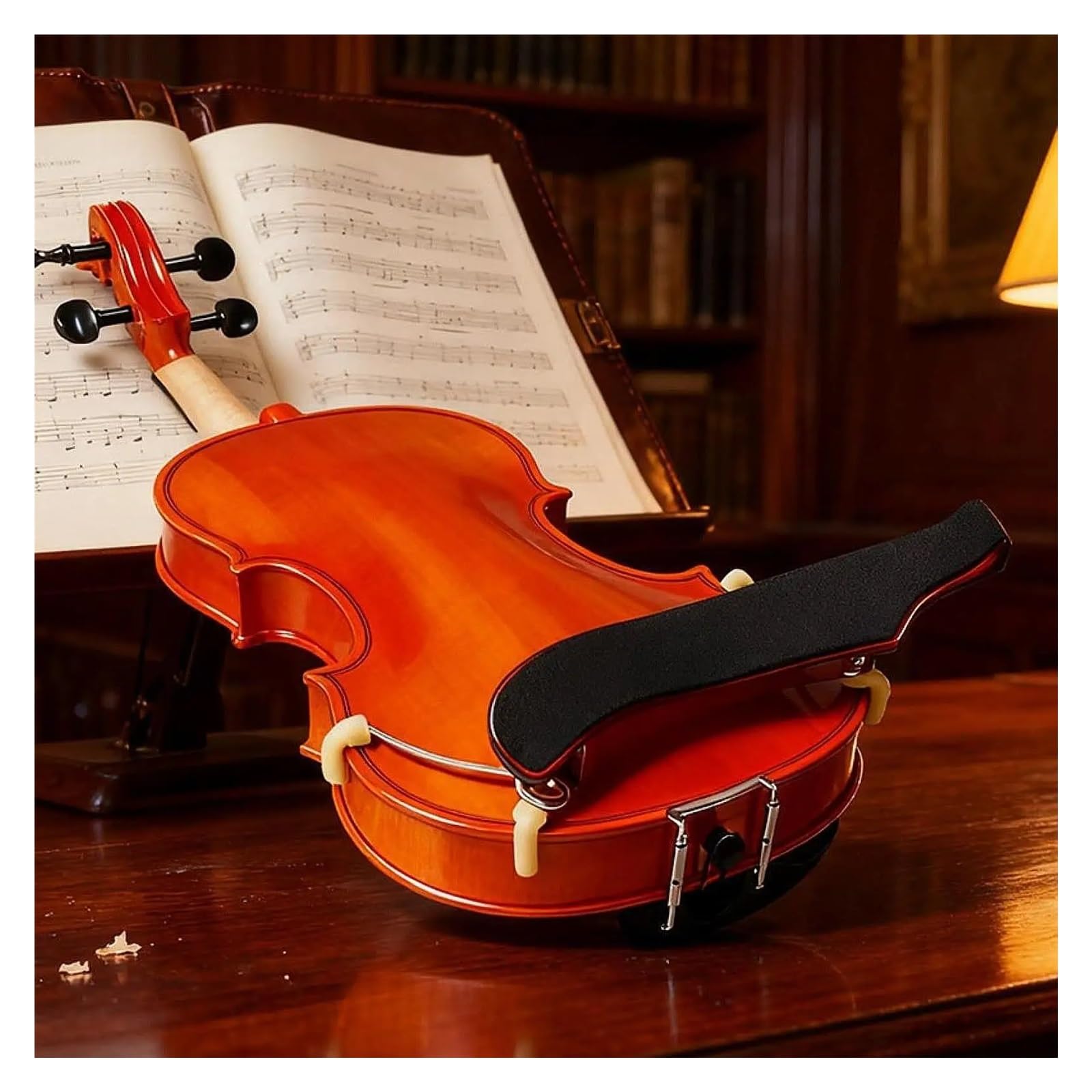 Mentoniera For Poggiaspalla For Violino | Set ergonomico for spalla e mentoniera for violino for principianti, dotato di morbida imbottitura
