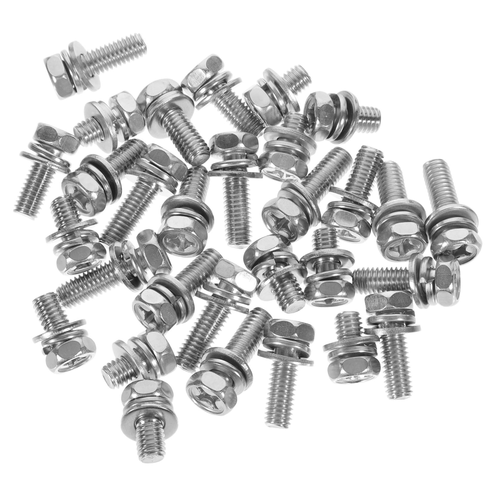 SOLUSTRE 5juegos Kit De Tornillos De Terminal De Batería De Inoxidable Motocicletas Perno y Tuercas Duraderos y Resistentes La Corrosión
