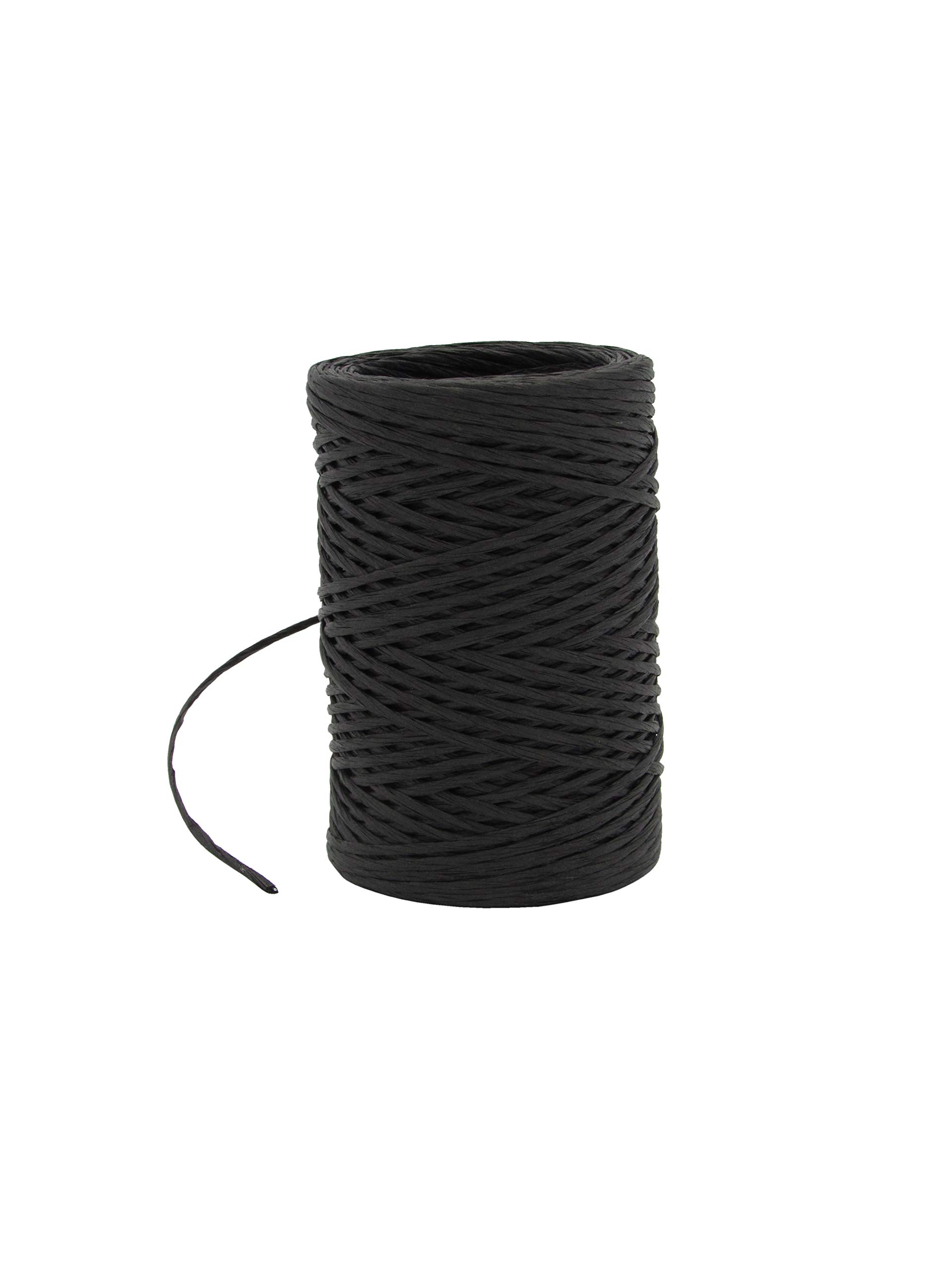 Ribbon Writer Black Paper Covered Binding Wire, Twine, Cord, String 2Mm X 1 Metre Cut From Roll