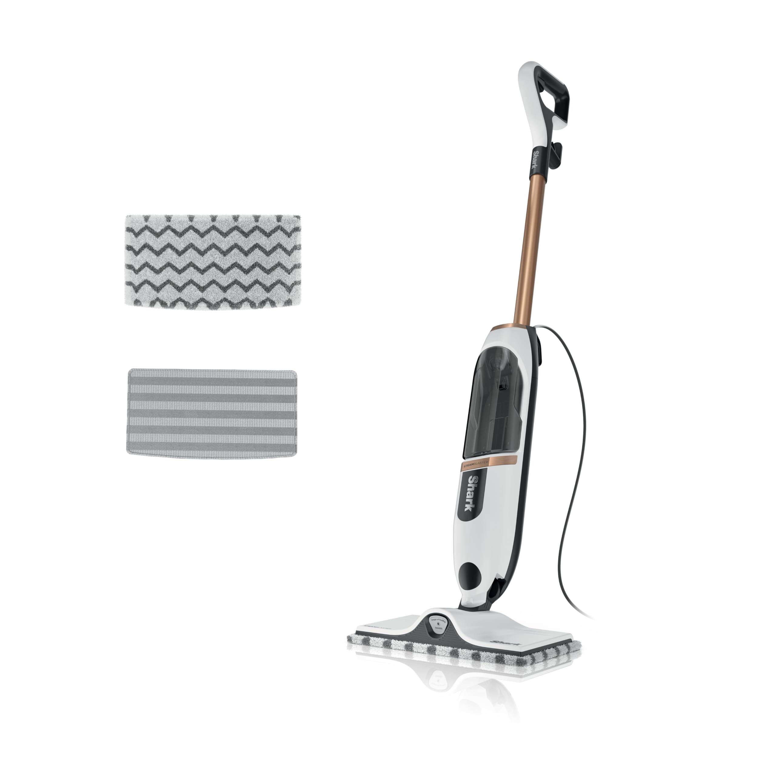 Shark SteamSpot Steam Mop with Steam Blaster Technology, 3 Steam Modes, 2 Washable Pads, XL Removable Water Tank, Lightweight, Steam Cleaner for sealed Hard Floors, Hardwood, Tile, Laminate, S2001Shark SteamSpot Steam Mop with Steam Blaster…