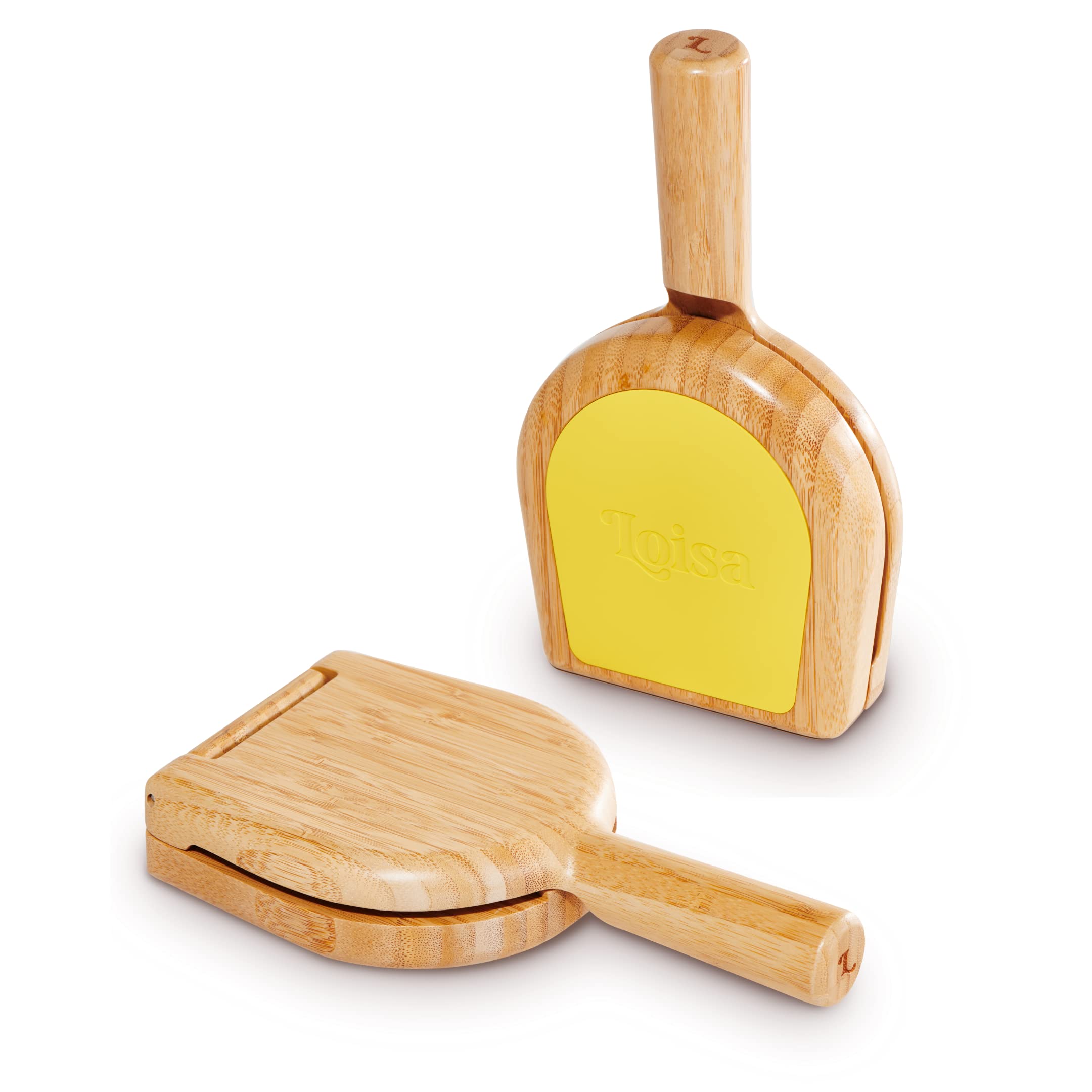Presse à Bananes En Bois - Format Compact - Pour Tostones, Purée Et Chips - 21x8x6 Cm