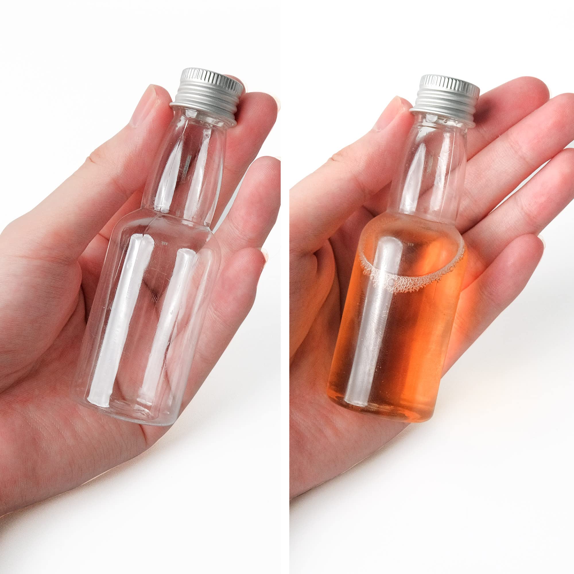 Mini Bottiglie Di Liquore In Vetro Da 50 Ml Con Tappi Mini Bottiglie Di Vino Bottiglia Di Spiro Vuota Riutilizzabile Per La Festa Di Nozze