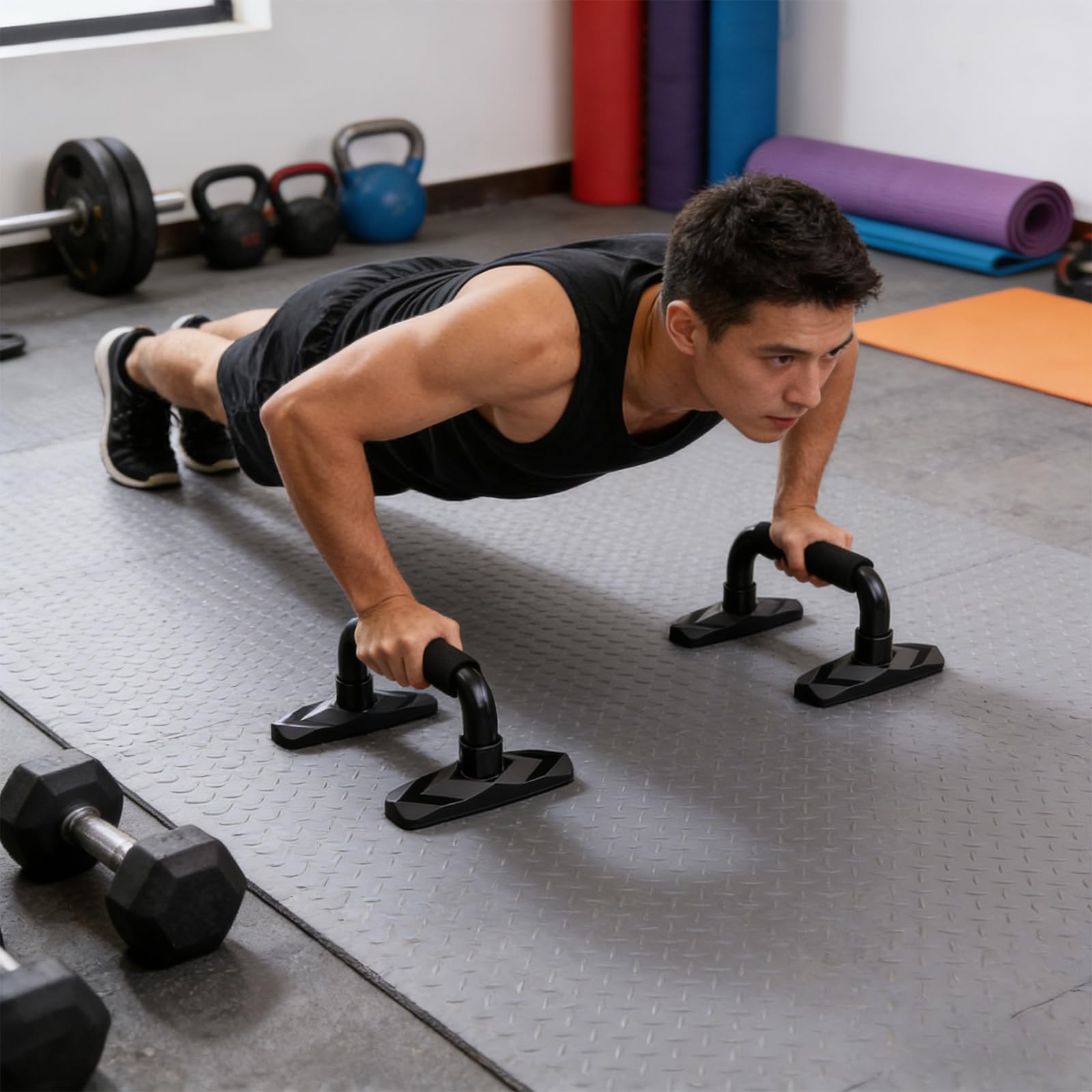 Maniglia push up H adatta per uso interno esterno