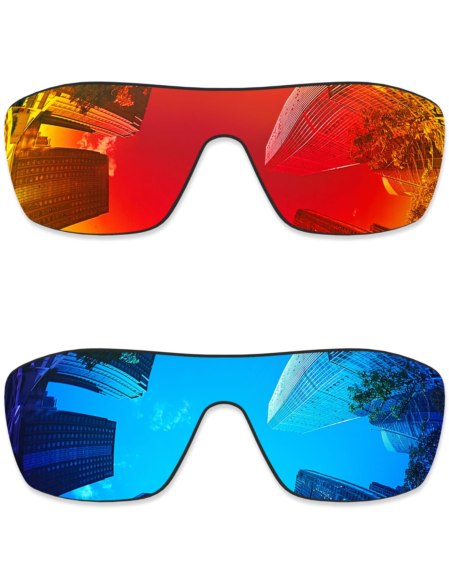 Combine8 Ploarized Replacement Lenses for Oakley Oil Rig Sunglasses