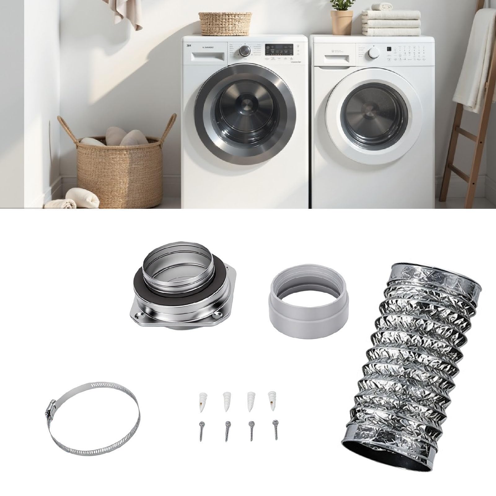 Magnet Lüftungstrockner Verbinder Kit für Enge Räume