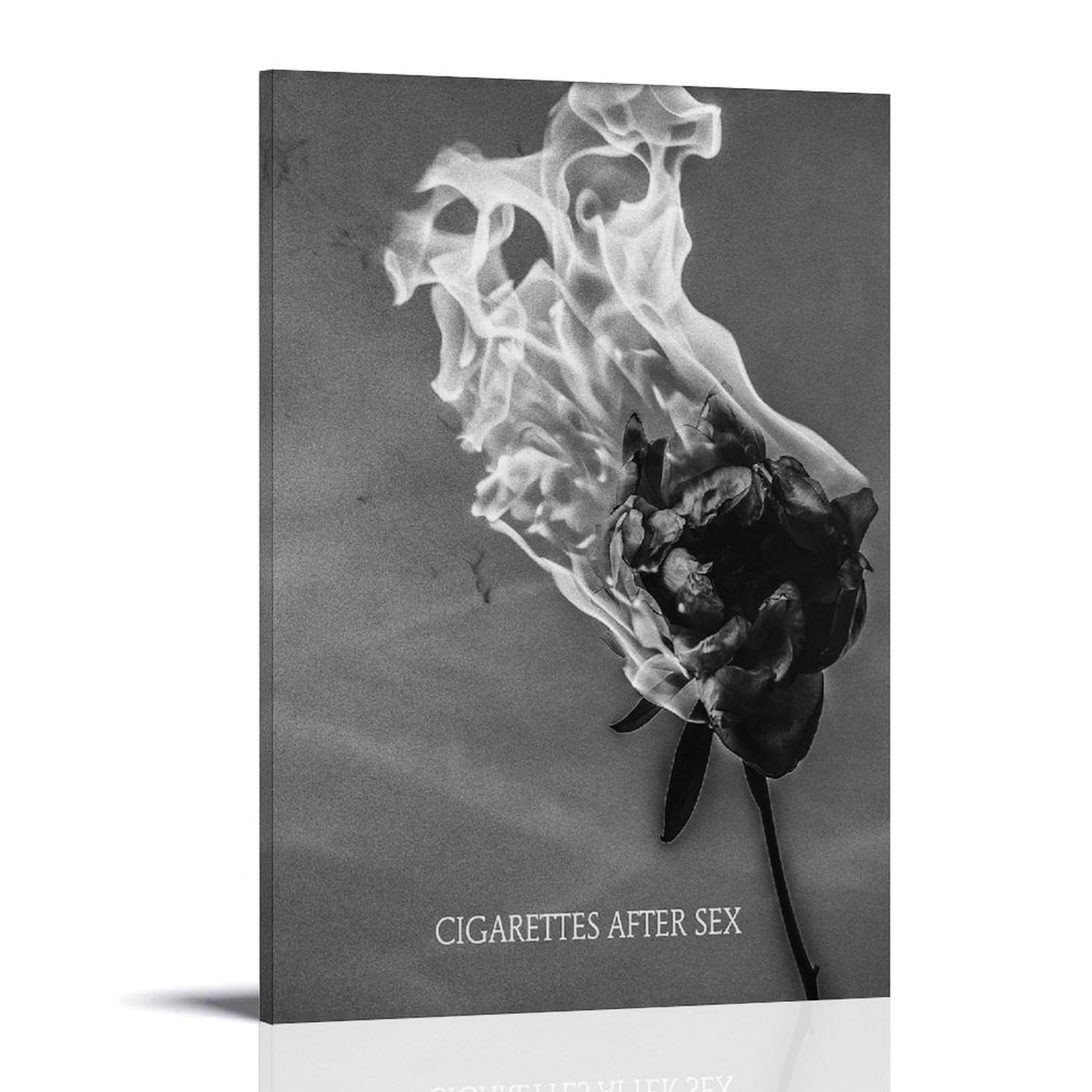 WHBAQ Cigarettes Poster After Sex Album Cover Poster Canva Colourfast Wall Art Decorative Painting for Living Room Bedroom Home Decor 12x18inch(30x45cm) Frame-style