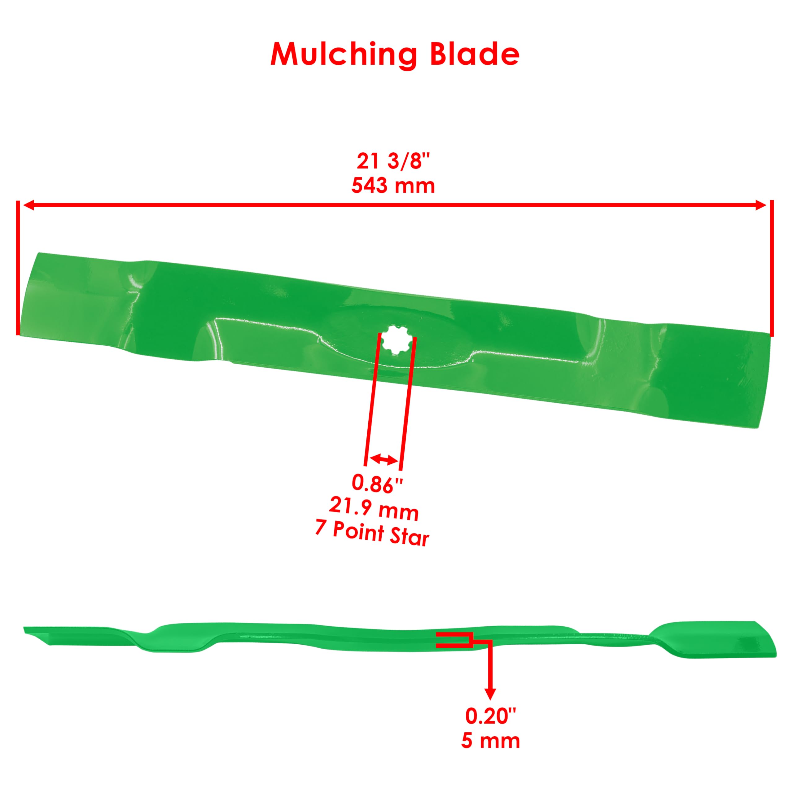 2 Lame Per Piatto 42" John Deere AM137333 | Adatto Per D110 D120 D100 E Altri