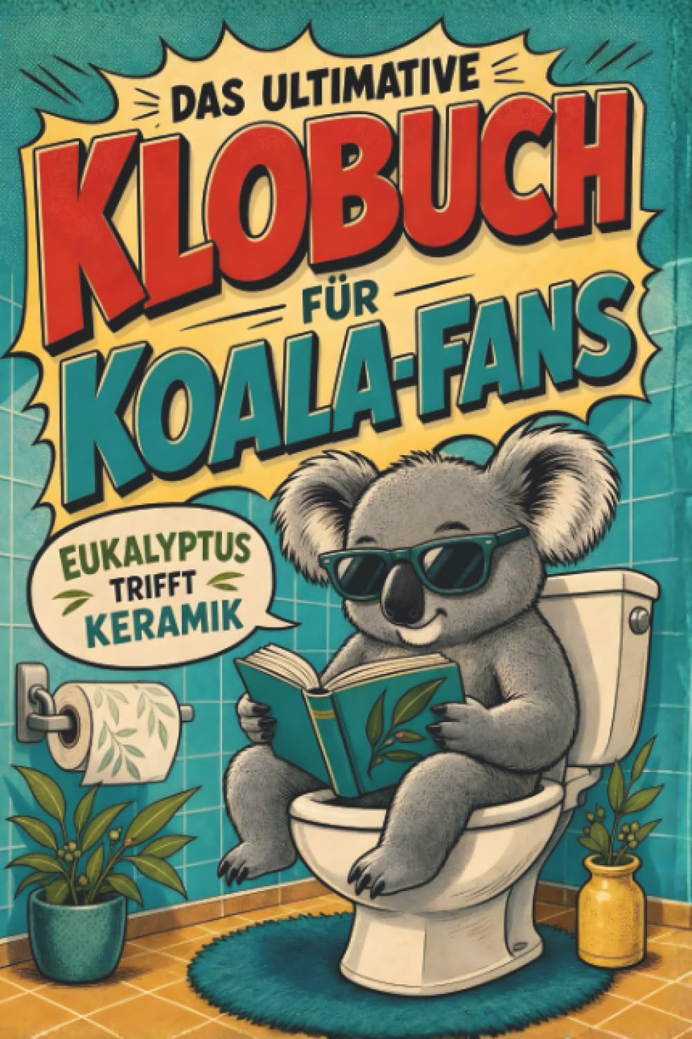 Das ultimative Klobuch für Koala-Fans: Eukalyptus trifft Keramik. Lustiges Geschenk für Fans von Koalas, Australien und Eukalyptus