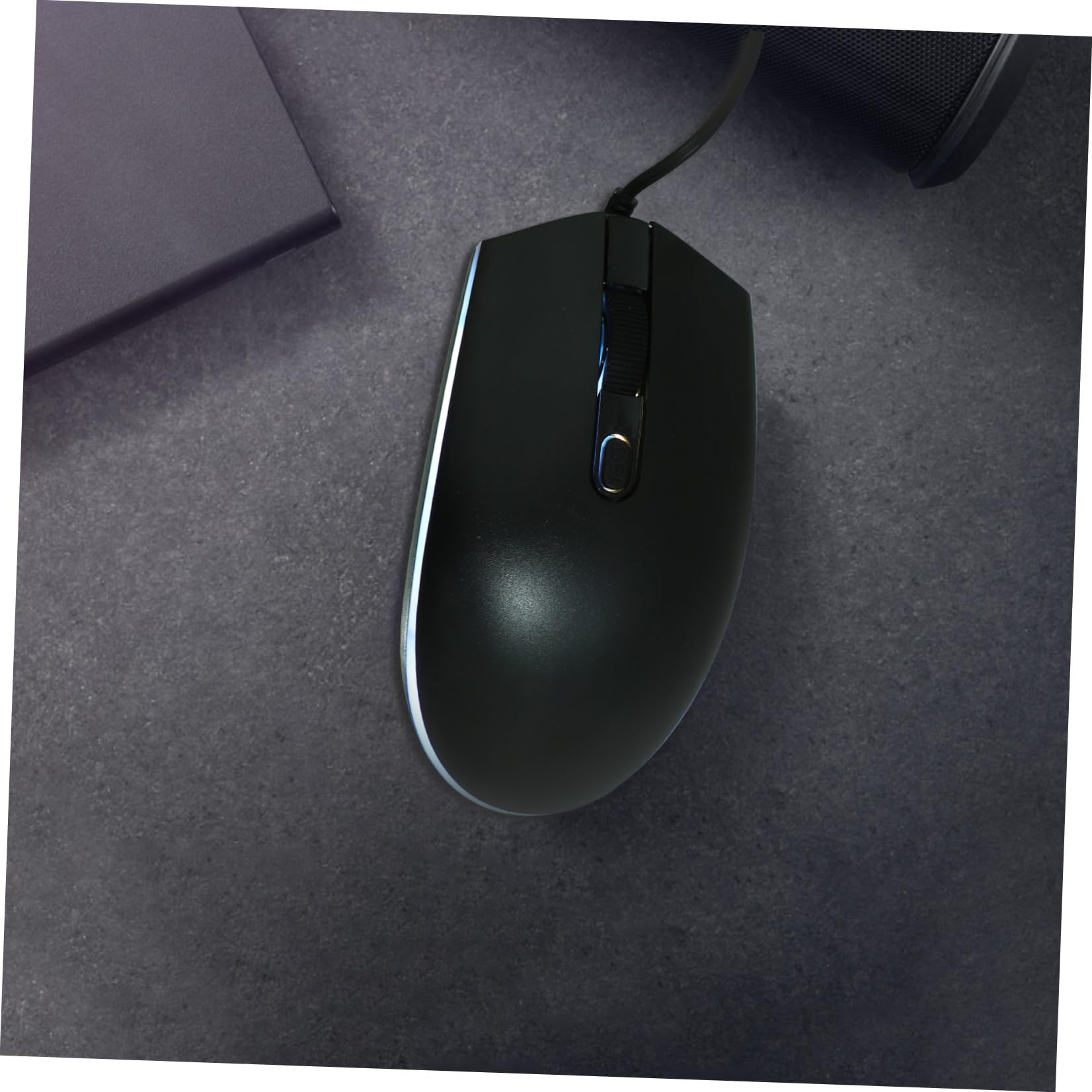 Uonlytech 3pezzi Mouse Gaming Wired Luminosa Per Computer e Notebook Accessorio Ergonomico Per Ufficio e Casa Compatibile Laptop Design Elegante e Comodo Per Lunghe Sessioni Di Gioco e