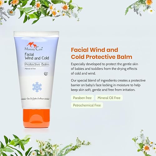 Miniatura 2 de Mommy Care Bálsamo protector facial contra el viento y el frío  Fórmula sin aceite mineral con caléndula, aceite de oliva y jojoba, calma e hidrata