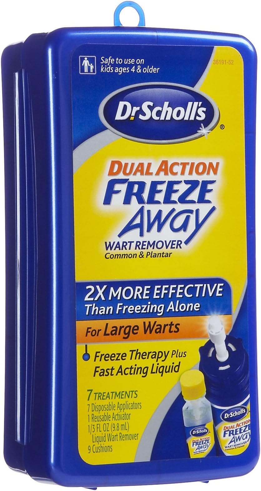 Dr. Scholl's Dual Action Freeze Away Wart Remover 7 Each (Pack of 6)