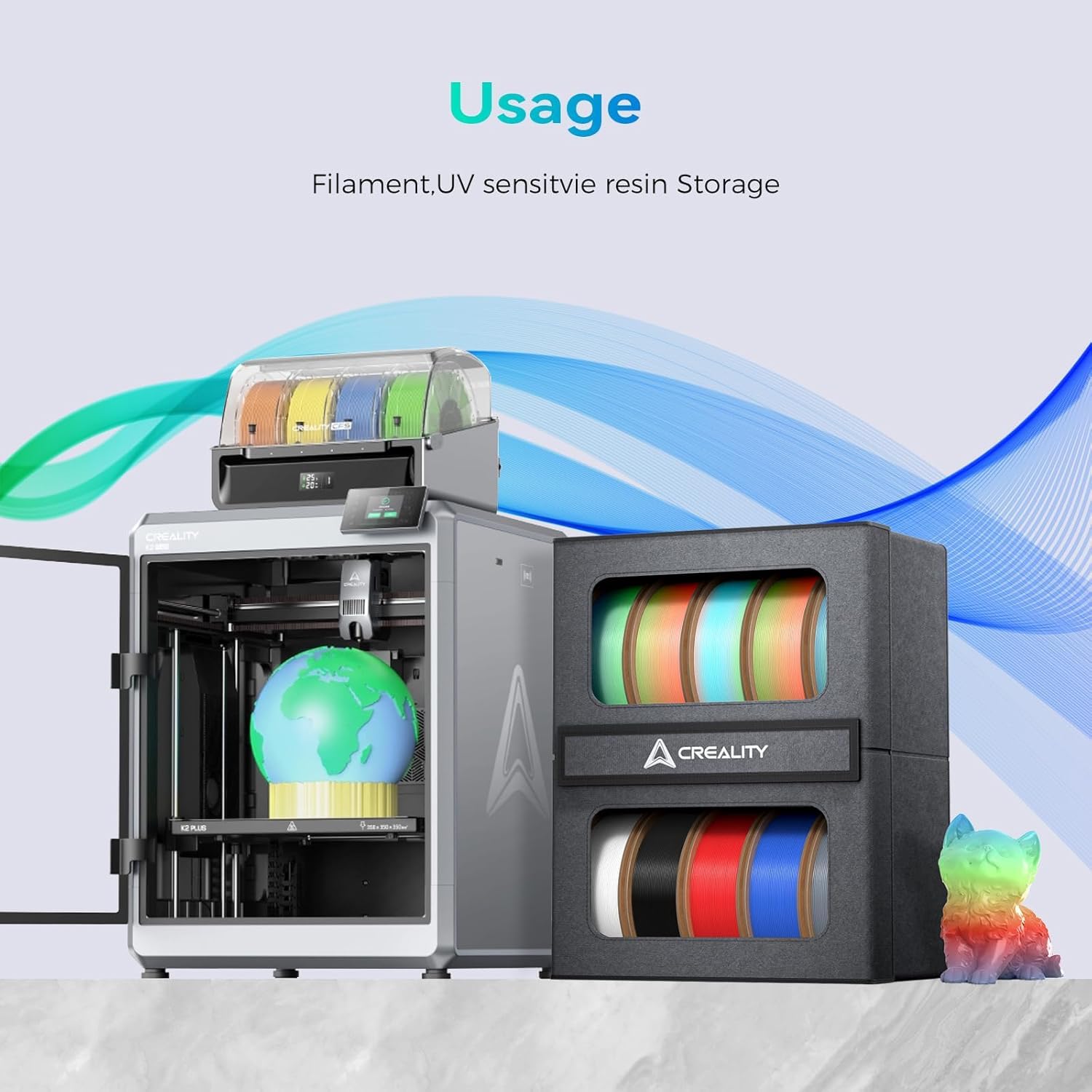 Offizieller Creality Space Pi X4 Filament Trockner & 3D Drucker Filament Aufbewahrungsbox