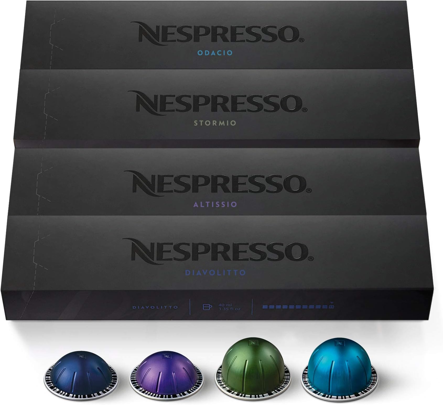Nespresso Capsules OriginalLine, Cape Town Envivo Lungo, Dark Roast Espresso Coffee