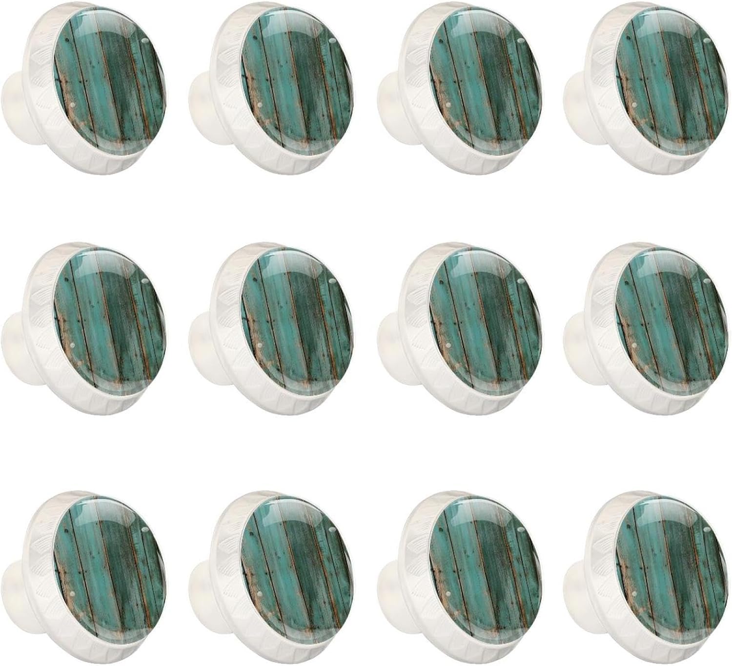 Black Base Steampunk Gears Background Pattern Cabinet Knobs, Modern Decorative Drawer Knobs for Furniture Hardware, Easy Install for Kitchen Cabinet