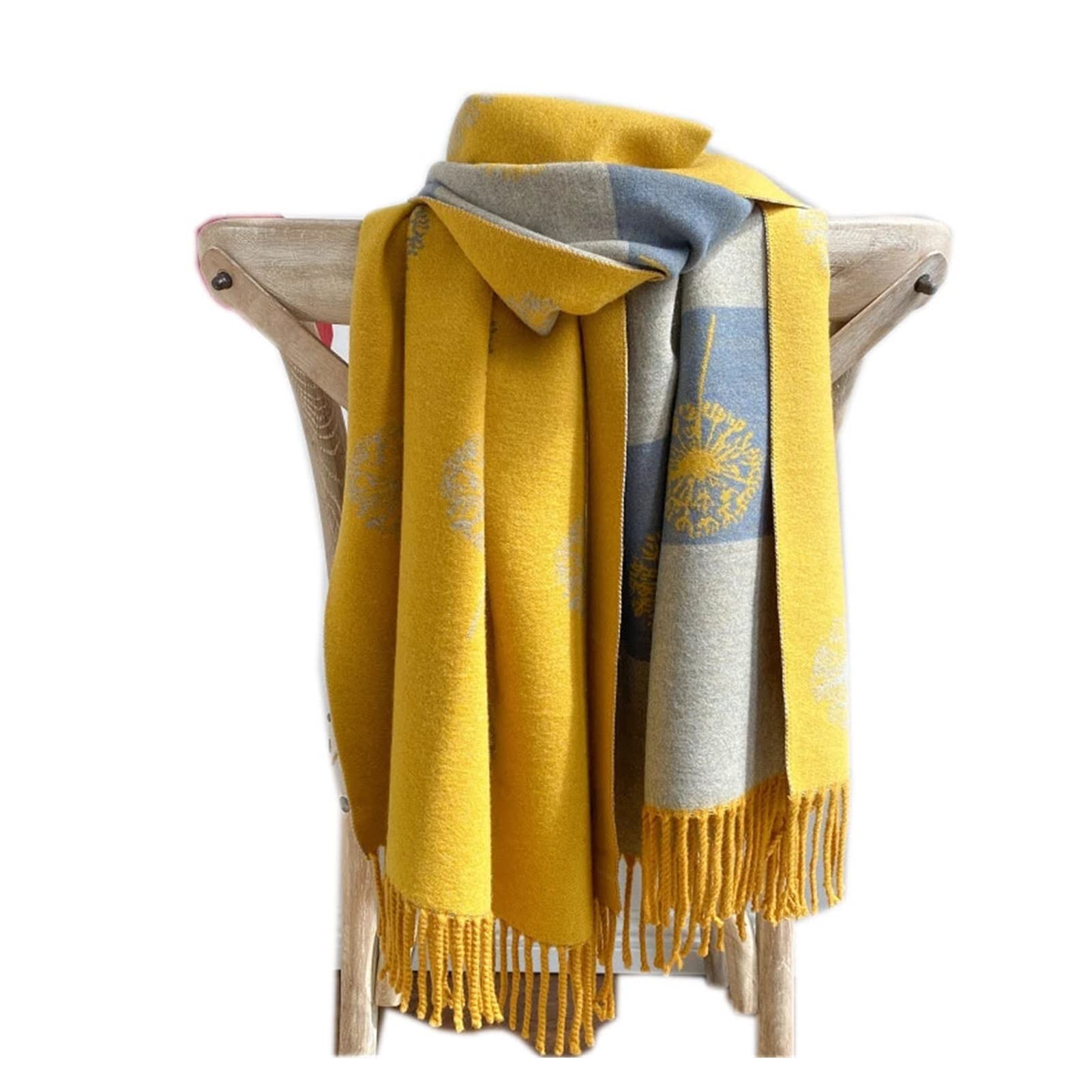 Foulard Donna Luxury Cashmere Sciarpa Inverno Donne Pashmina Scialli Coperta Calda Involucri Involtini Femmina Foulard Bandana Spessa Sciarpe Morbide Hijab Sciarpa Unisex