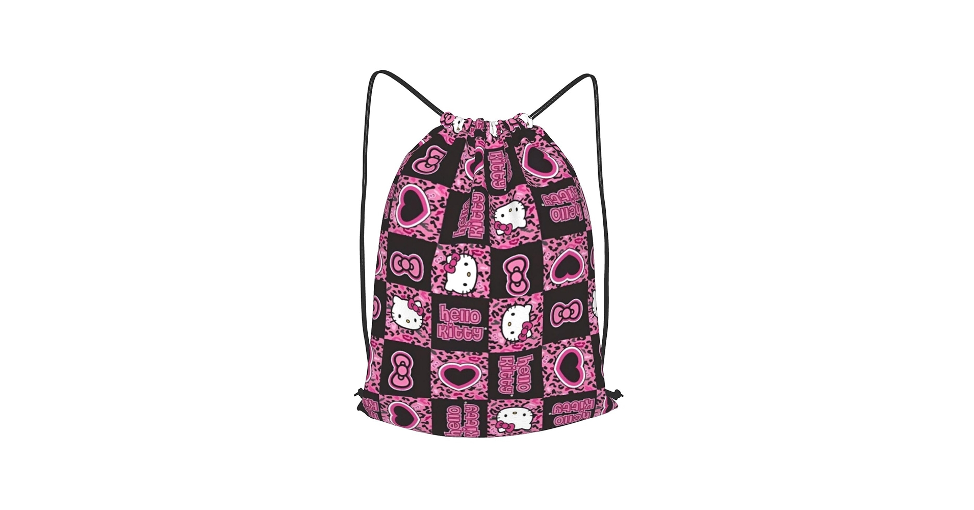 Amazon.co.jp: [Dolrrdolrr] ハローキティ ヒョウ柄 ナップサック