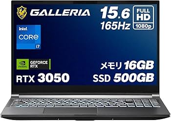 Amazon.co.jp: ガレリア ゲーミングノートPC 【 RTX 3050 / Core i7