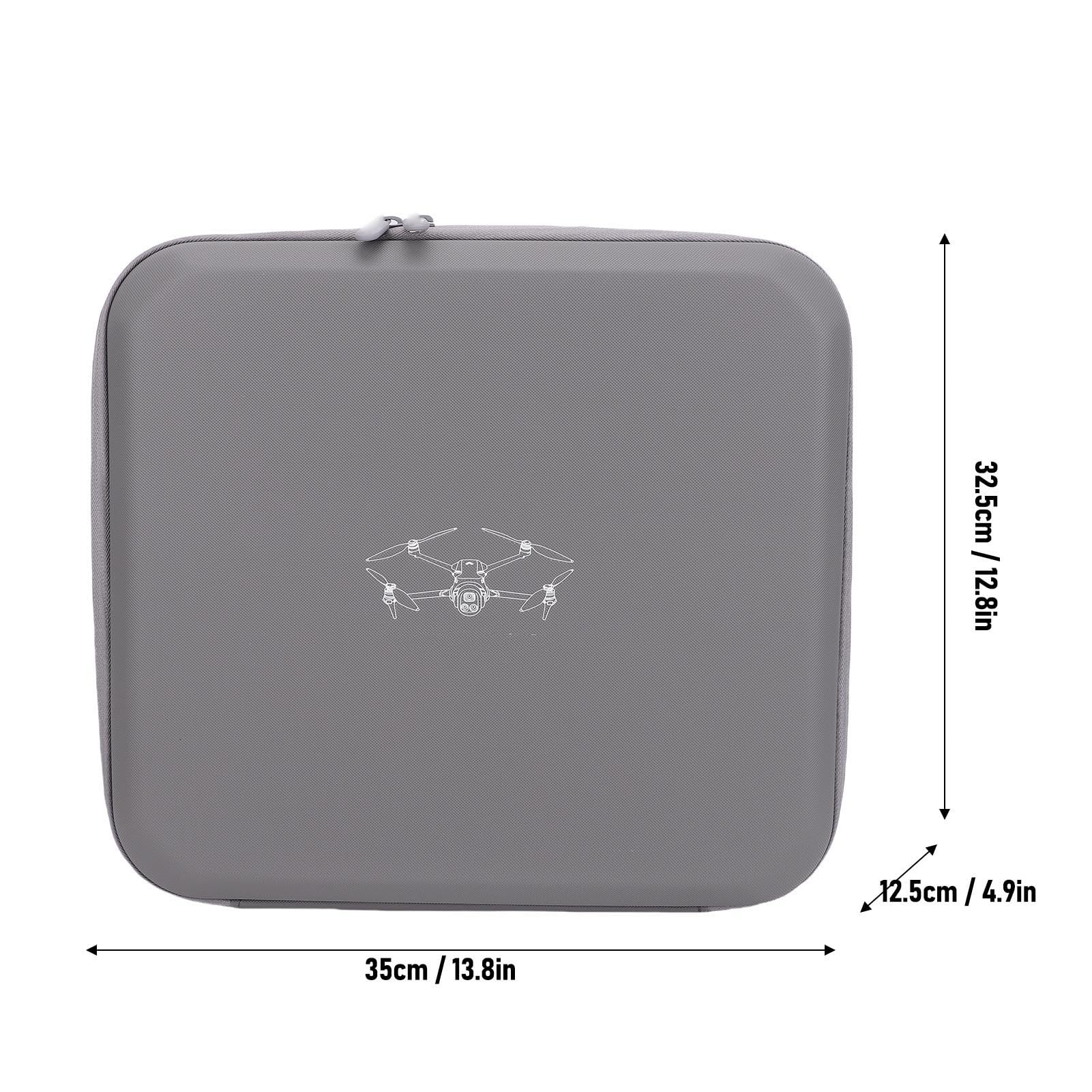 KUIDAMOS Estuche de Transporte para Dron, Bolsa Protectora Portátil con Absorción de Golpes para 4PRO para Viajeros, Material PU a Prueba de Lluvia