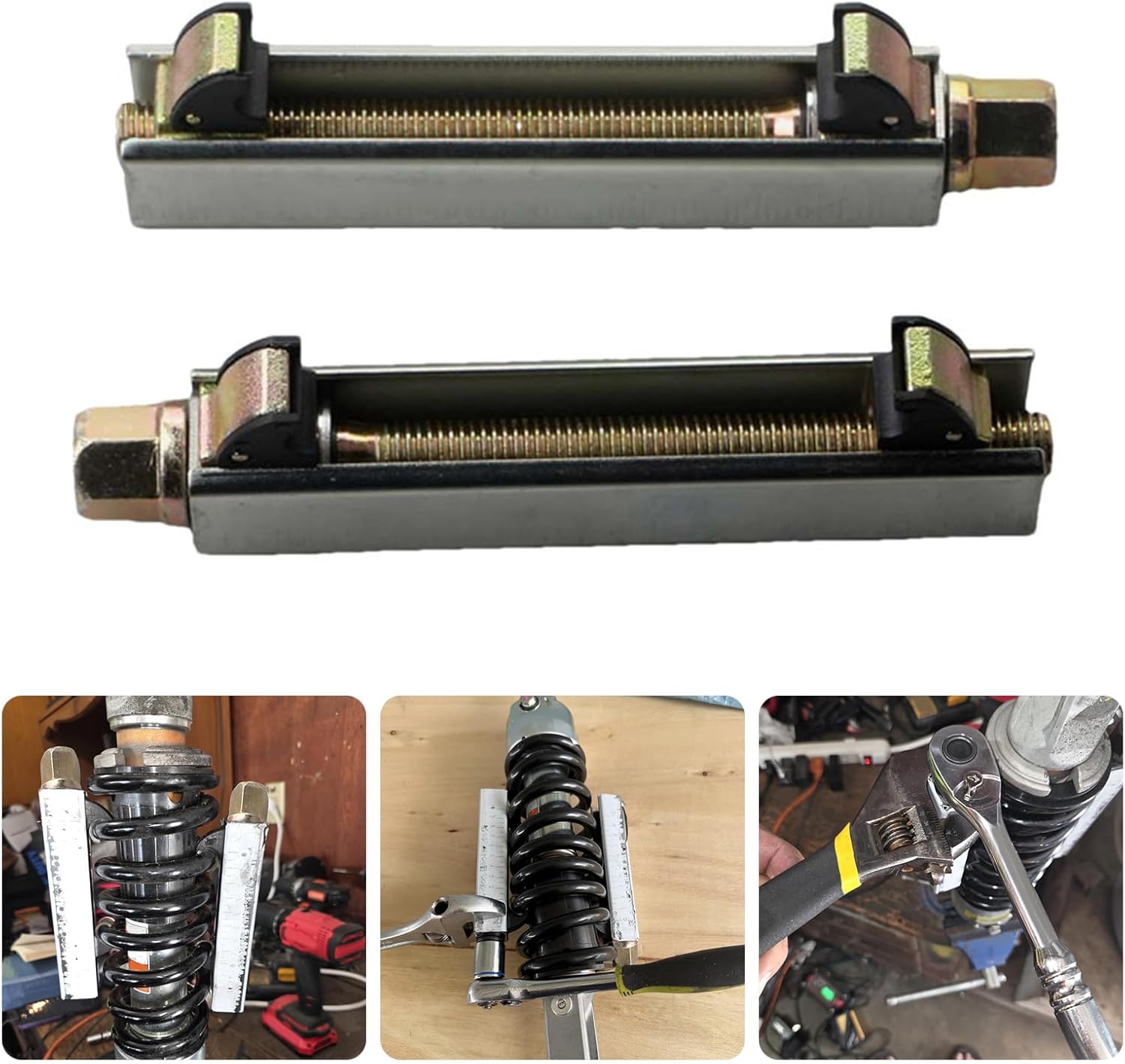 Shock Spring Removers Coil Spring Compressor for ATVs and Motorcycles Precisions Design 105mm Opening Motorcycle Suspensions Repair