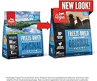 Vista 9 de ORIJEN Grain Free High Protein Freeze Dried Dog Food & Topper Original Recipe 6oz Bag