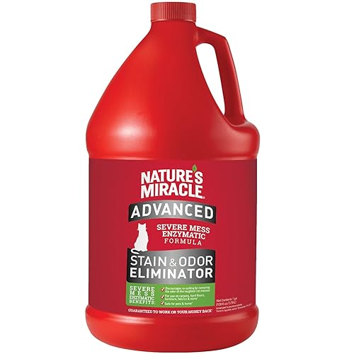 Nature’s Miracle Advanced Stain and Odor Eliminator Cat, For Severe