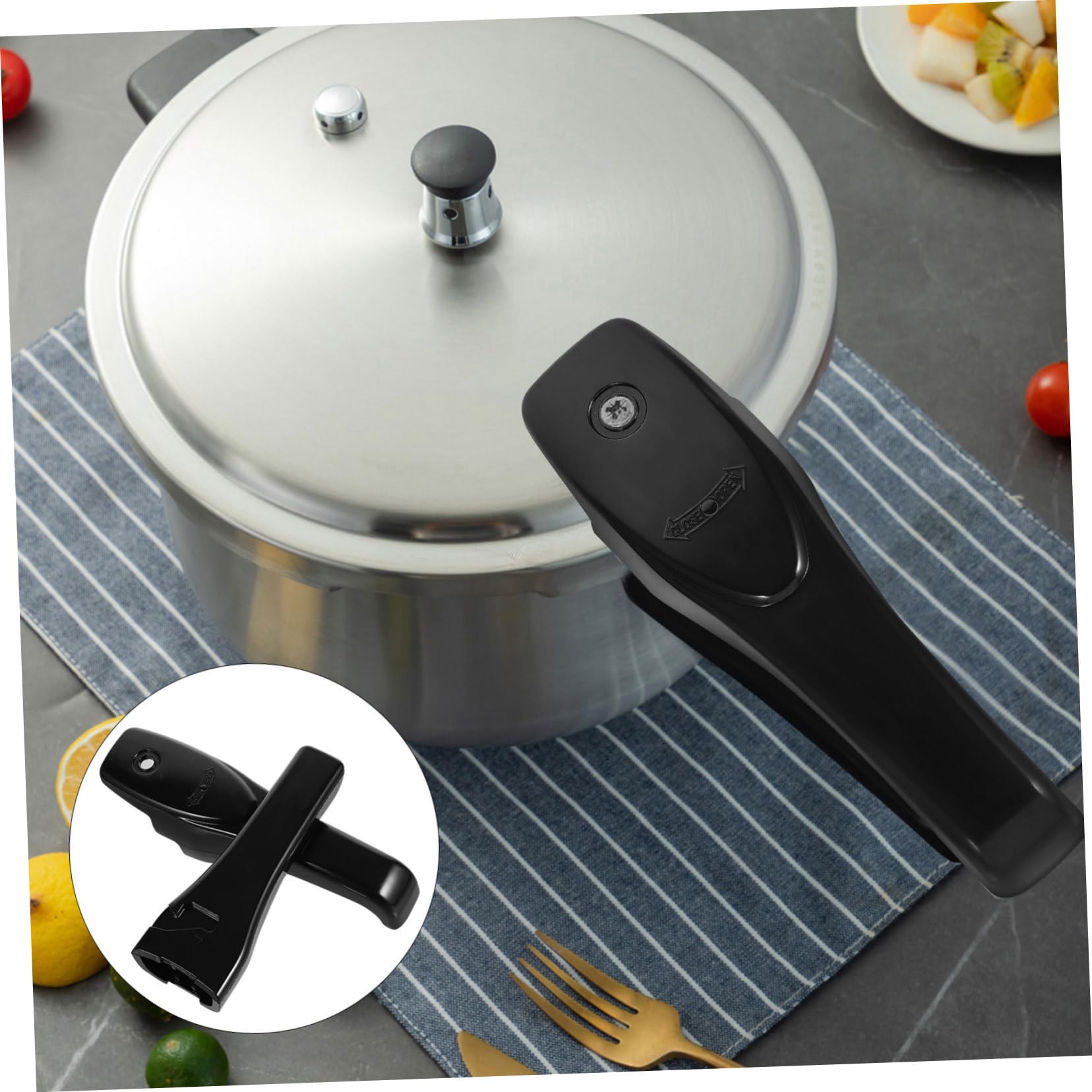 ABOOFAN 4 Pares Mango de Tirador Cocina Mango Duradero reemplazo de agarraderas de ollas Olla Asas Laterales Cortas Juego de ollas Accesorios Mango para Olla a presion WPC
